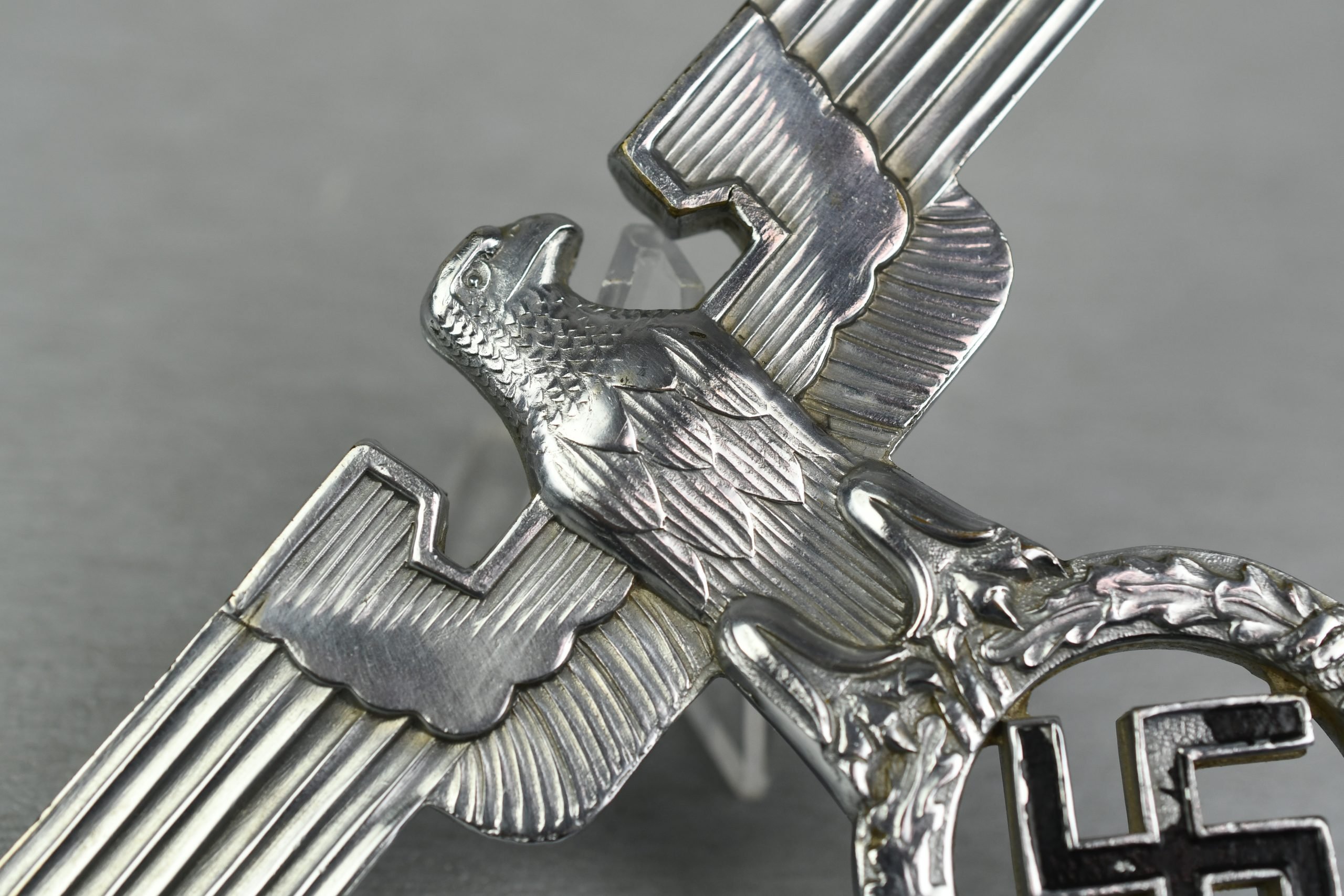 RARE NSKK flag pole top eagle RZM marked — image 3