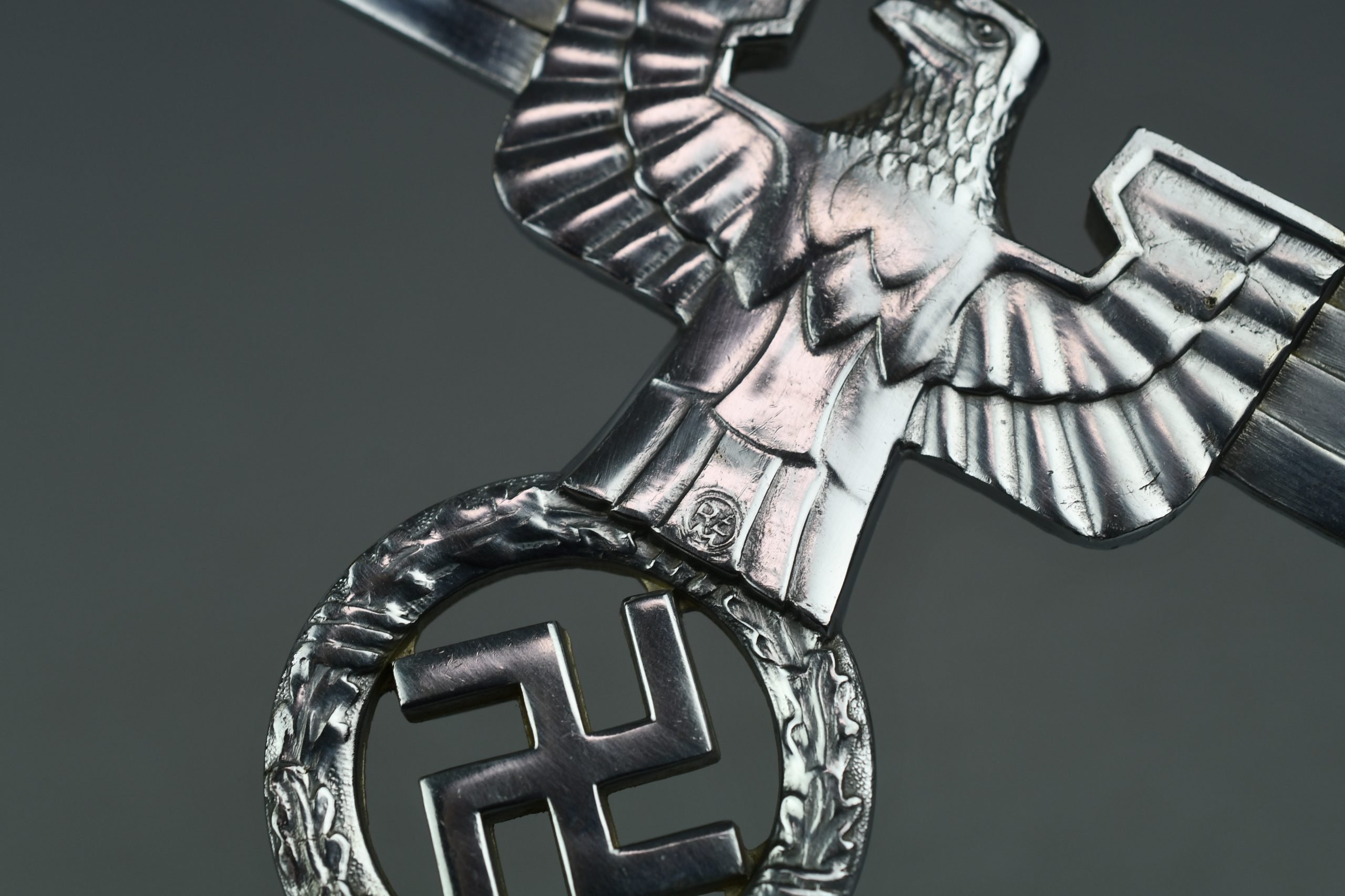 RARE NSKK flag pole top eagle RZM marked — image 7