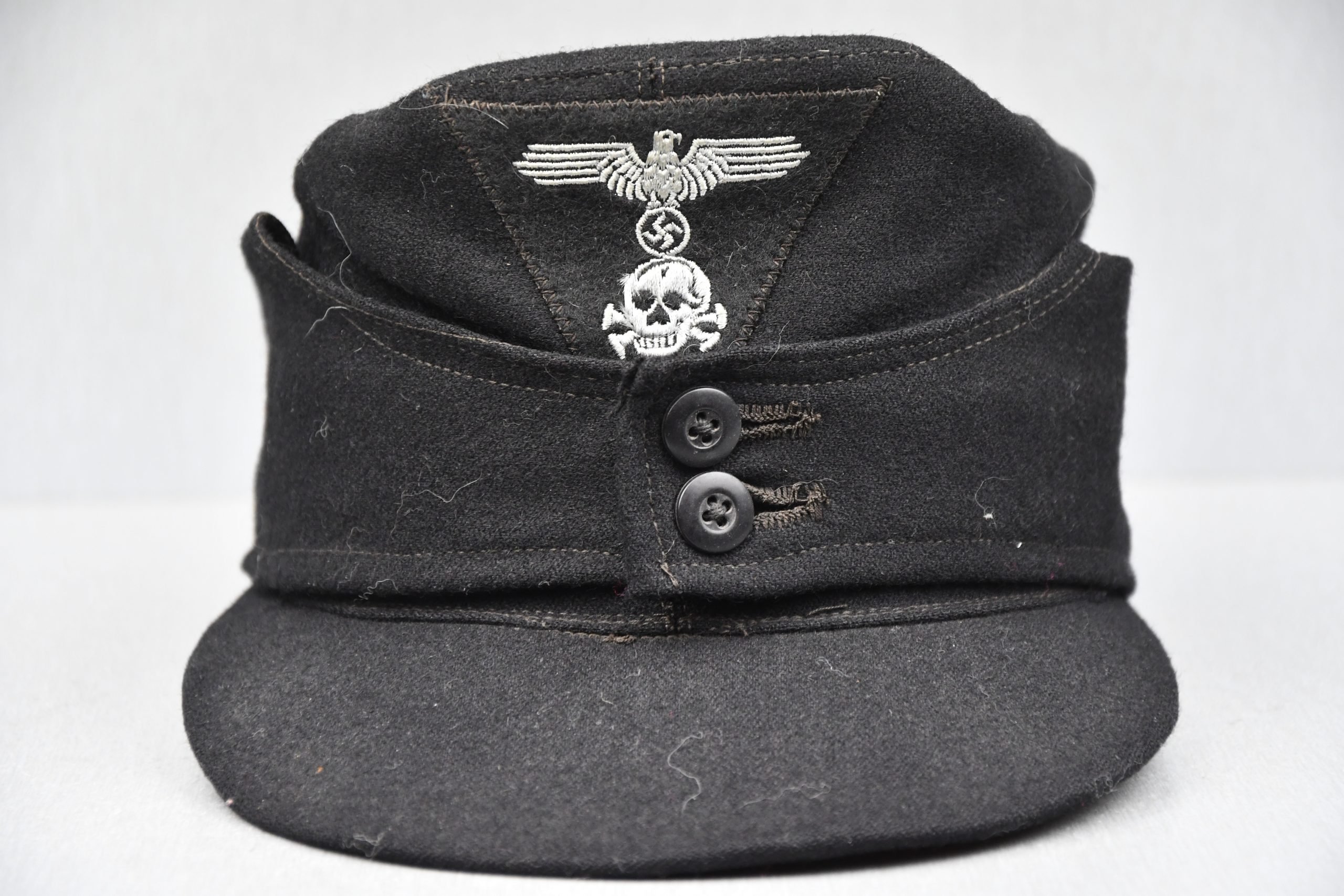 M43 Waffen-SS black panzer cap — image 3