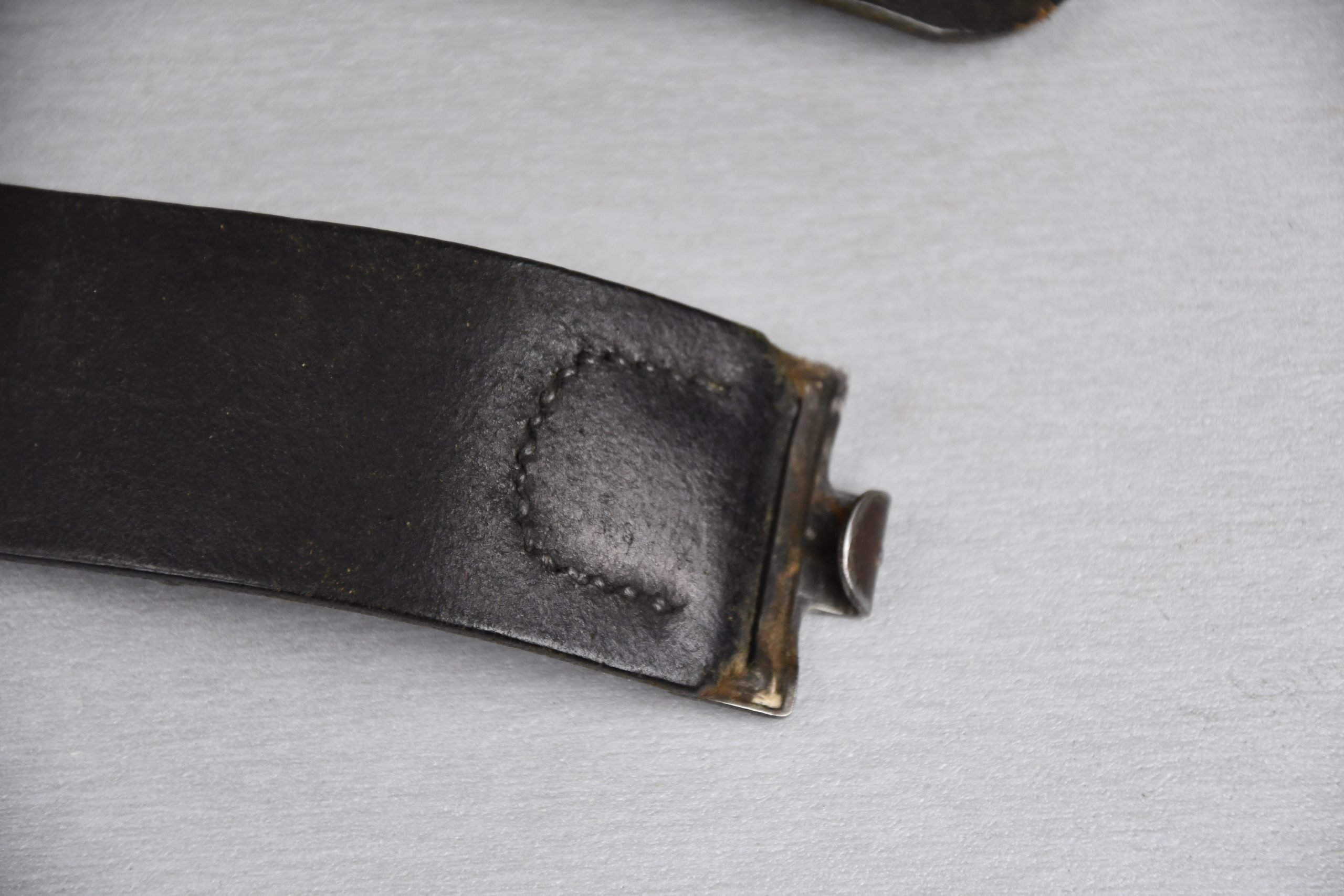 Wehrmacht leather equipment belt ca. 1941 — image 4