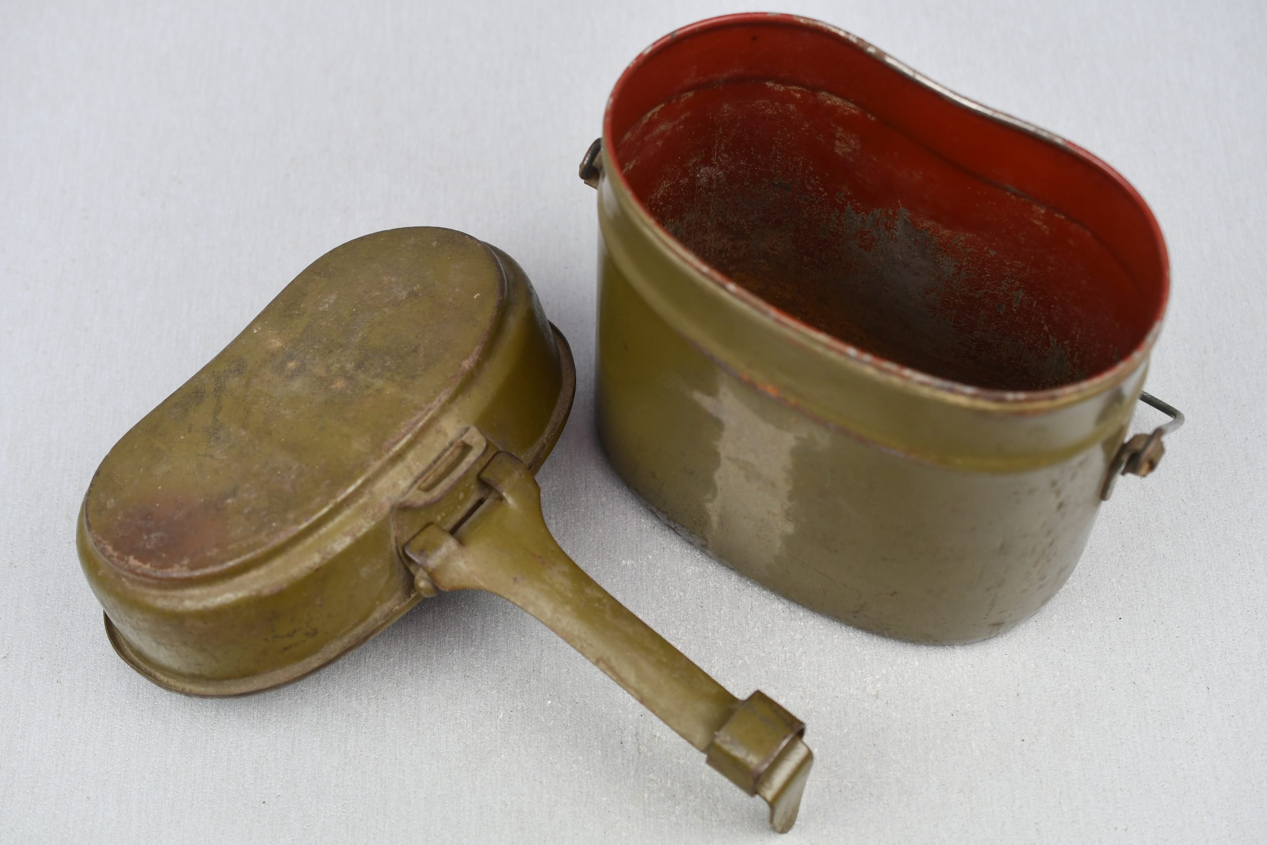 Late-war M31 matching Wehrmacht mess kit in steel by CFL1944 — image 7