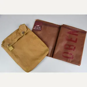 Complete Wehrmacht 'tropical' gascape with pouch 1942