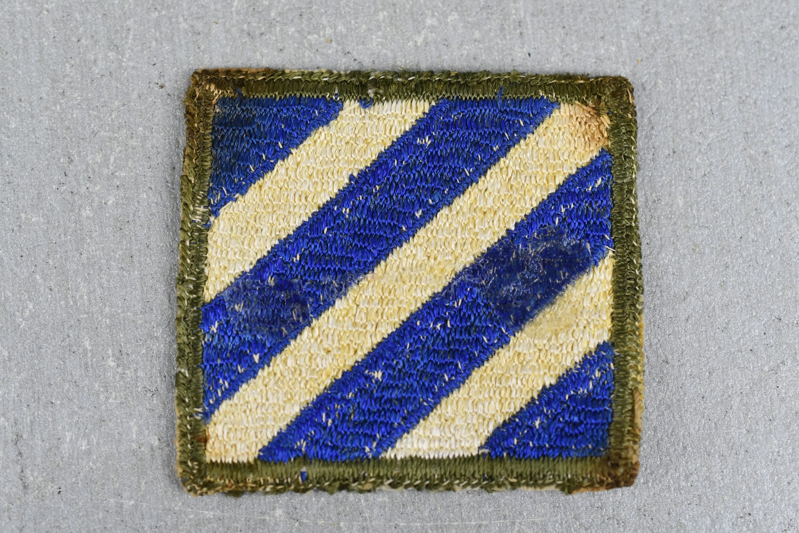 US WW2 Army 3nd Infantry Division 'Rock of the Marne' Sleeve Patch — image 2