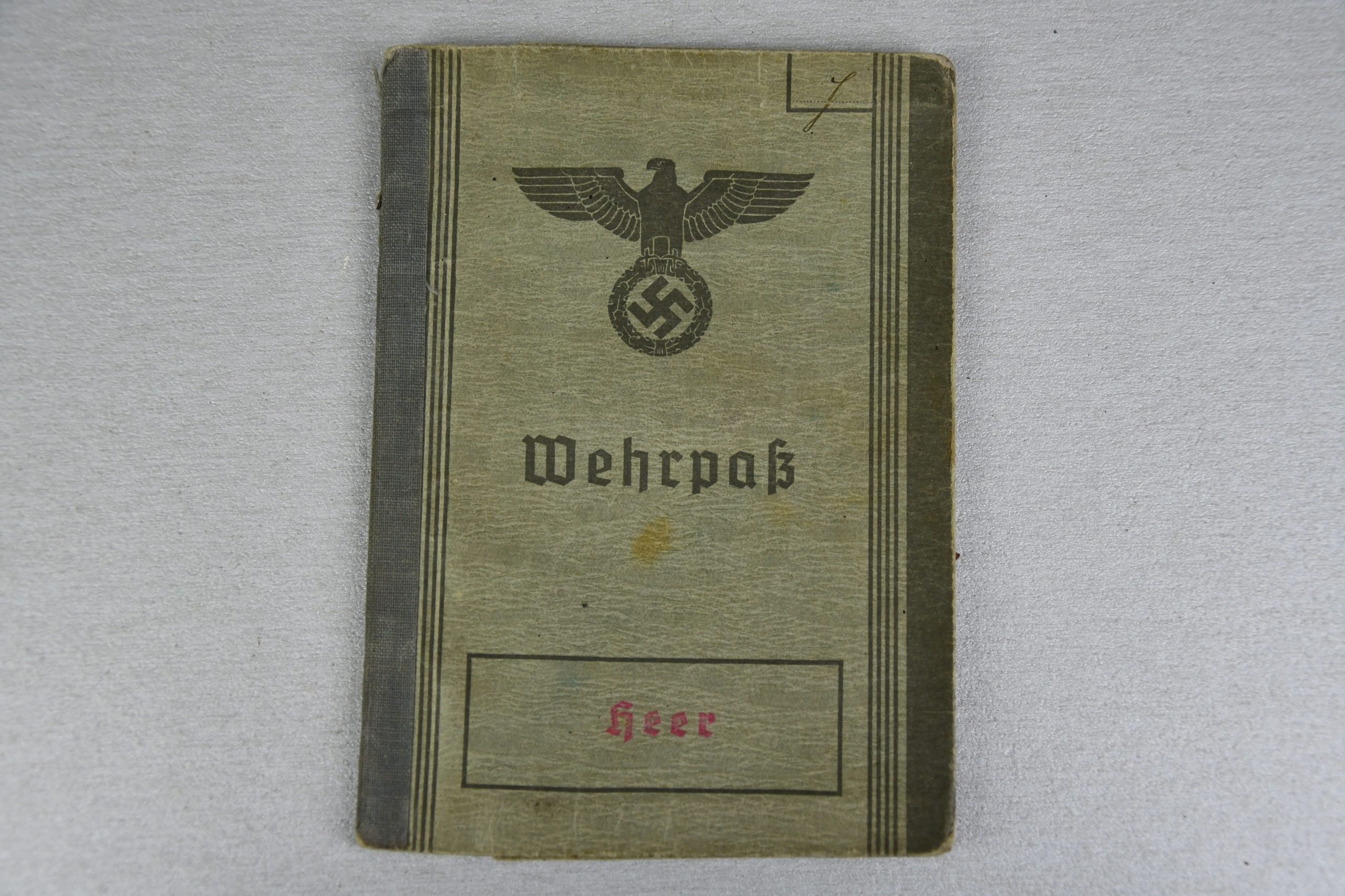 Army (Heer) Wehrpass paper grouping Uffz. K. Herkelmann Coastal Artillery Norway 1945 Lapplandschild — image 11