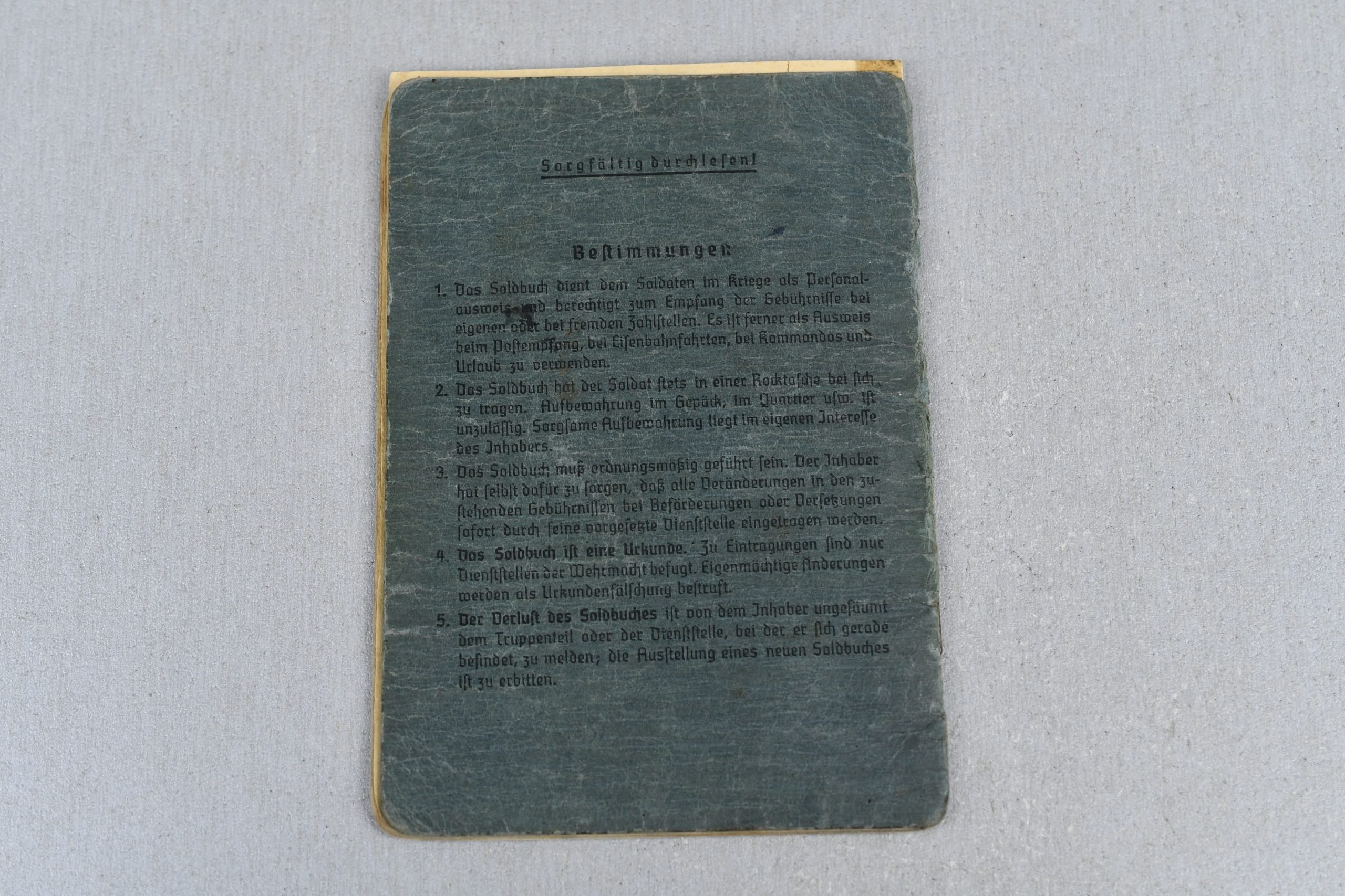 Luftwaffe Wehrpass and Soldbuch grouping Hauptfeldwebel W. Lübeck — image 30