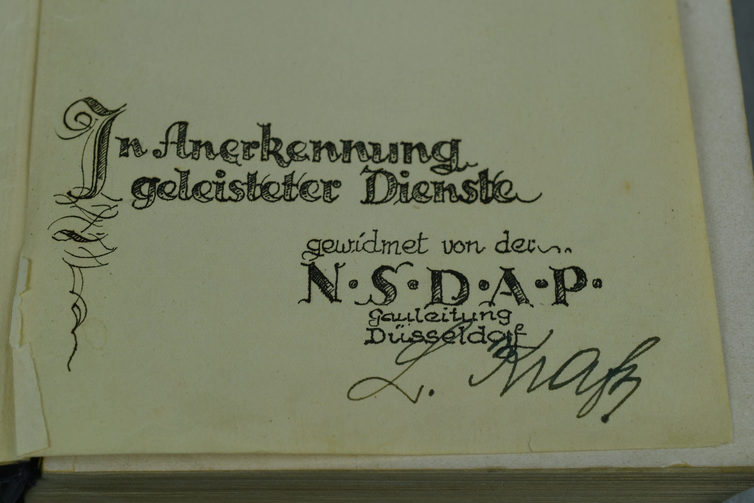 Adolf Hitler's Mein Kampf book 1932 with NSDAP Düsseldorf attribution — image 5