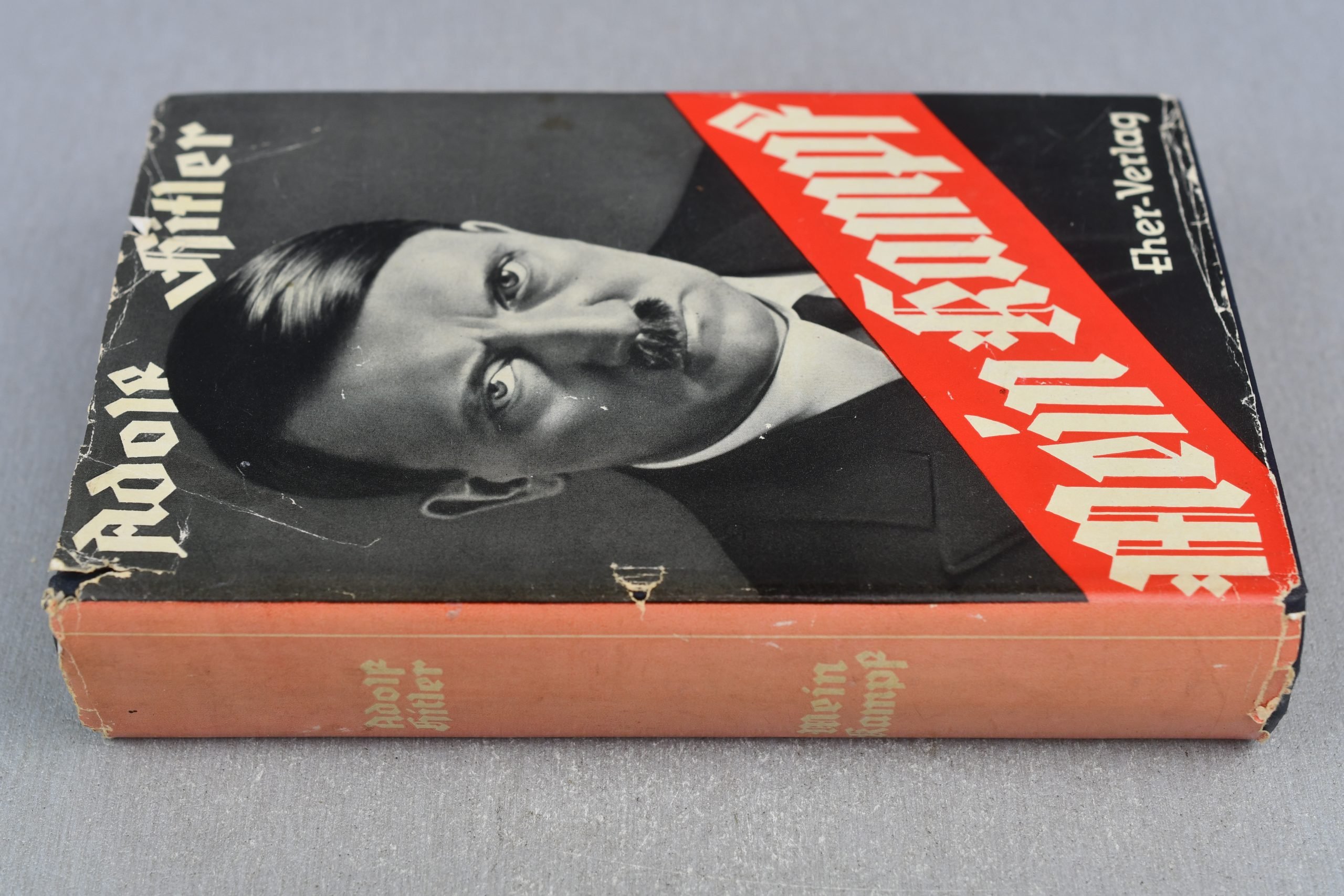 Adolf Hitler's Mein Kampf book 1939 with paper cover — image 2