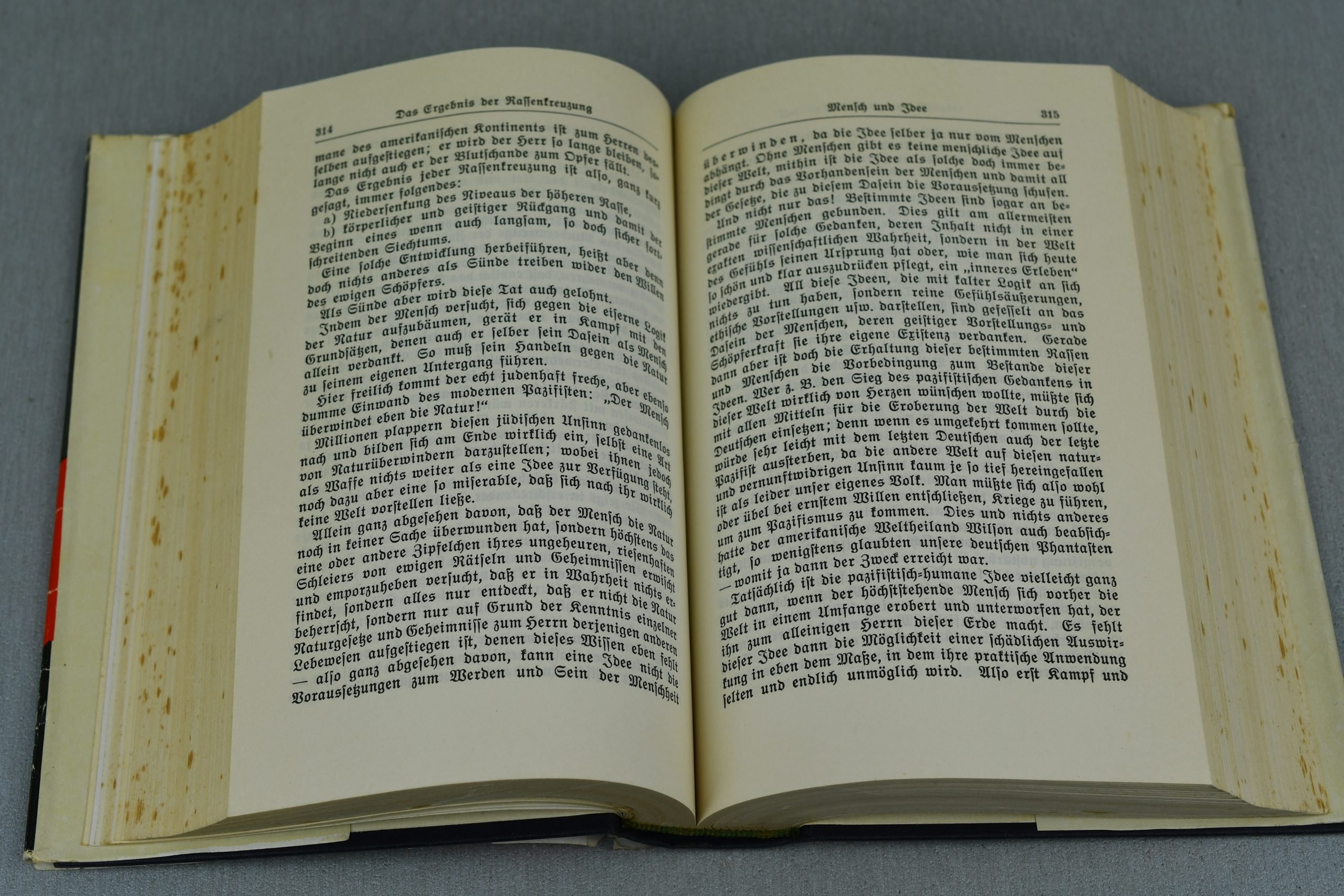 Adolf Hitler's Mein Kampf book 1939 with paper cover — image 8