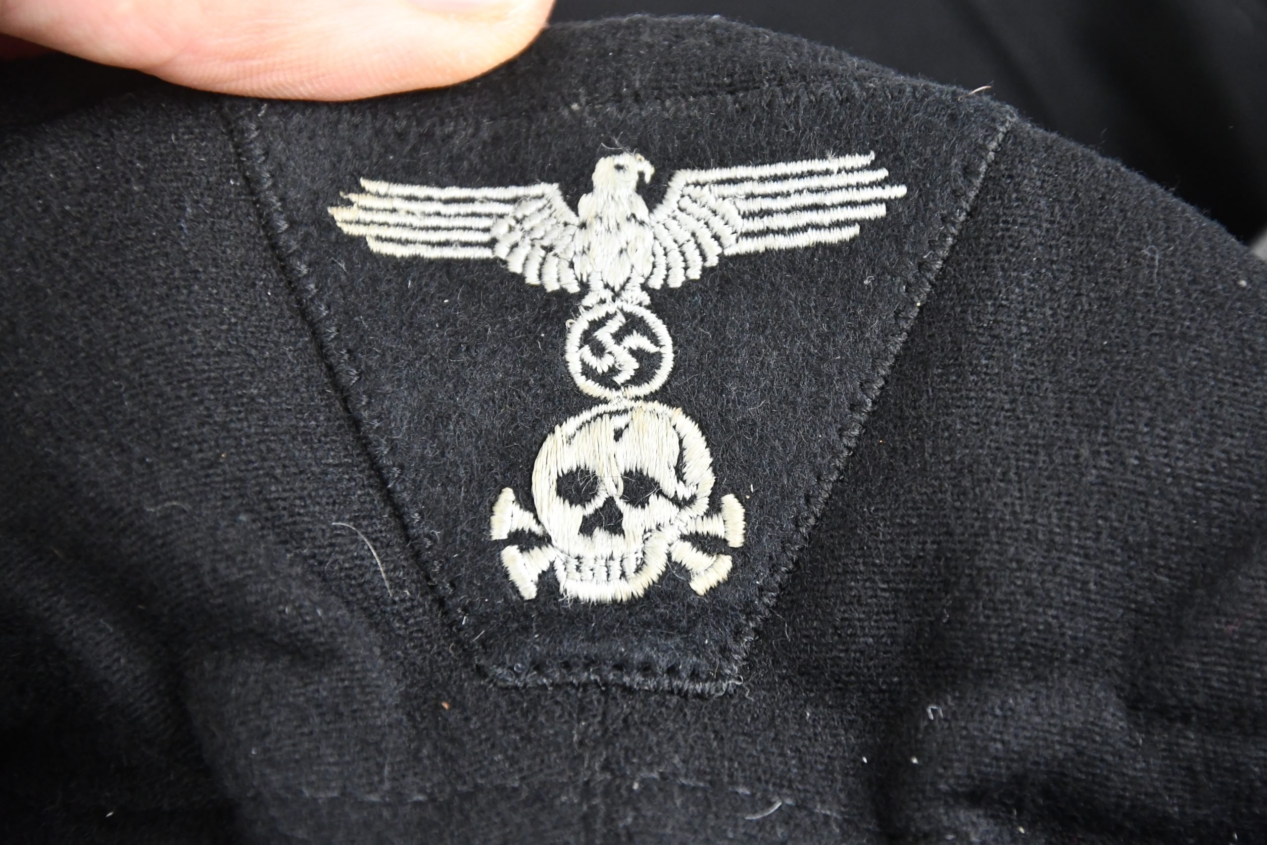 M43 Waffen-SS black panzer cap — image 14