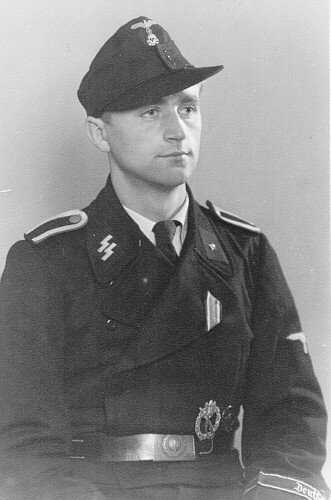 M43 Waffen-SS black panzer cap — image 15