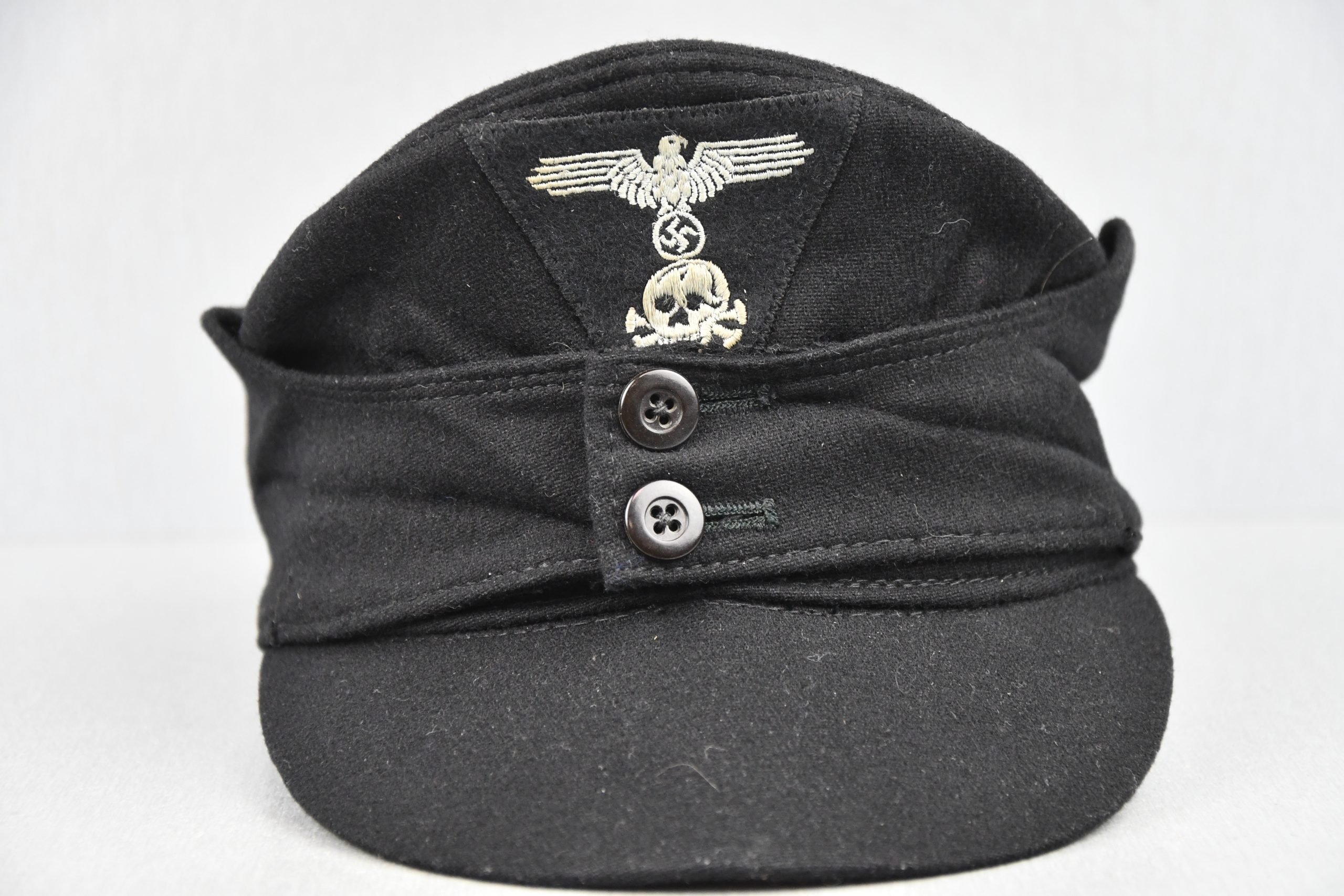 M43 Waffen-SS black panzer cap — image 2