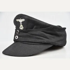 M43 Waffen-SS black panzer cap