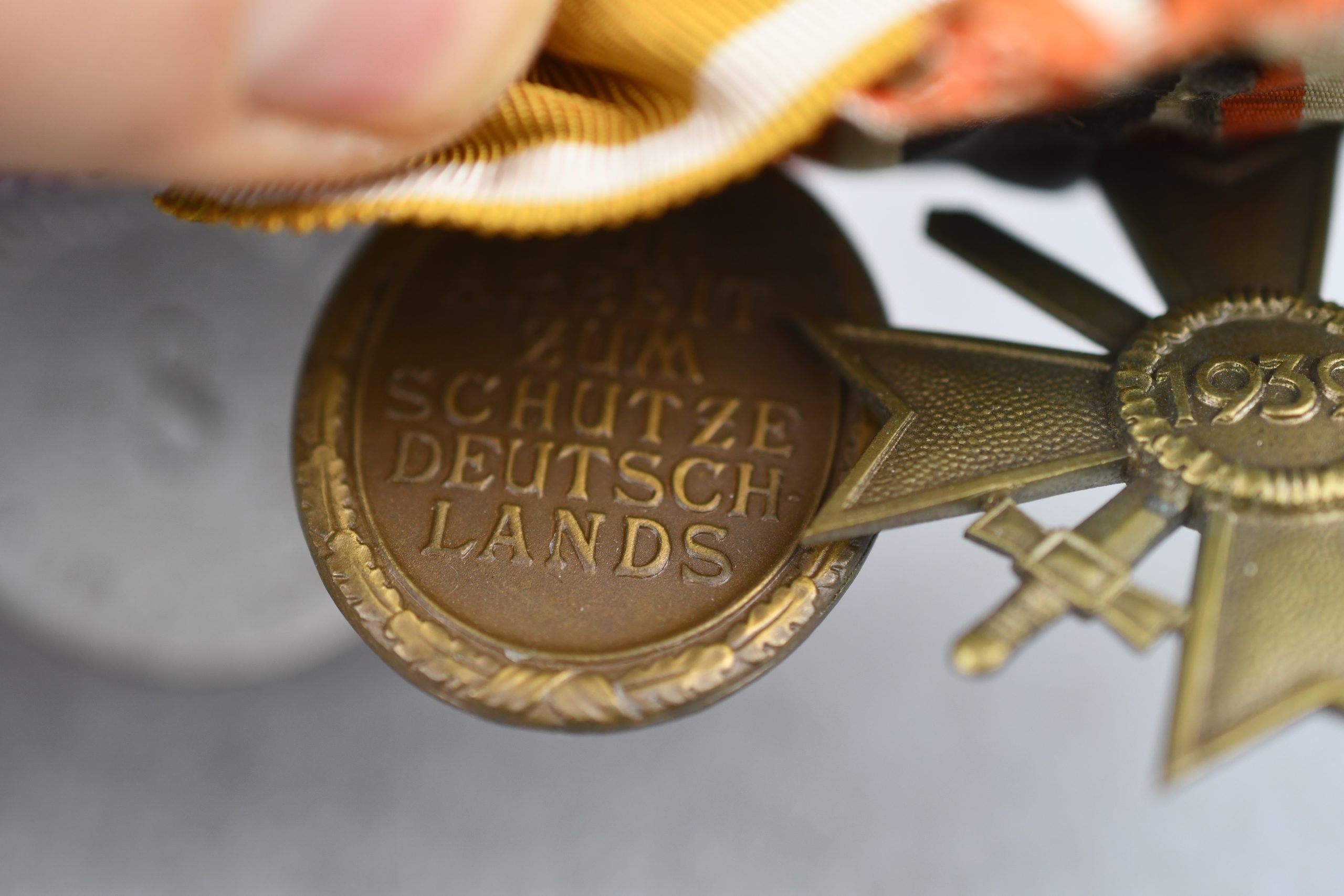 German 'Polizei' 3 place medal bar — image 7