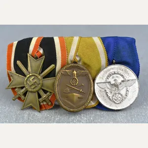 German 'Polizei' 3 place medal bar