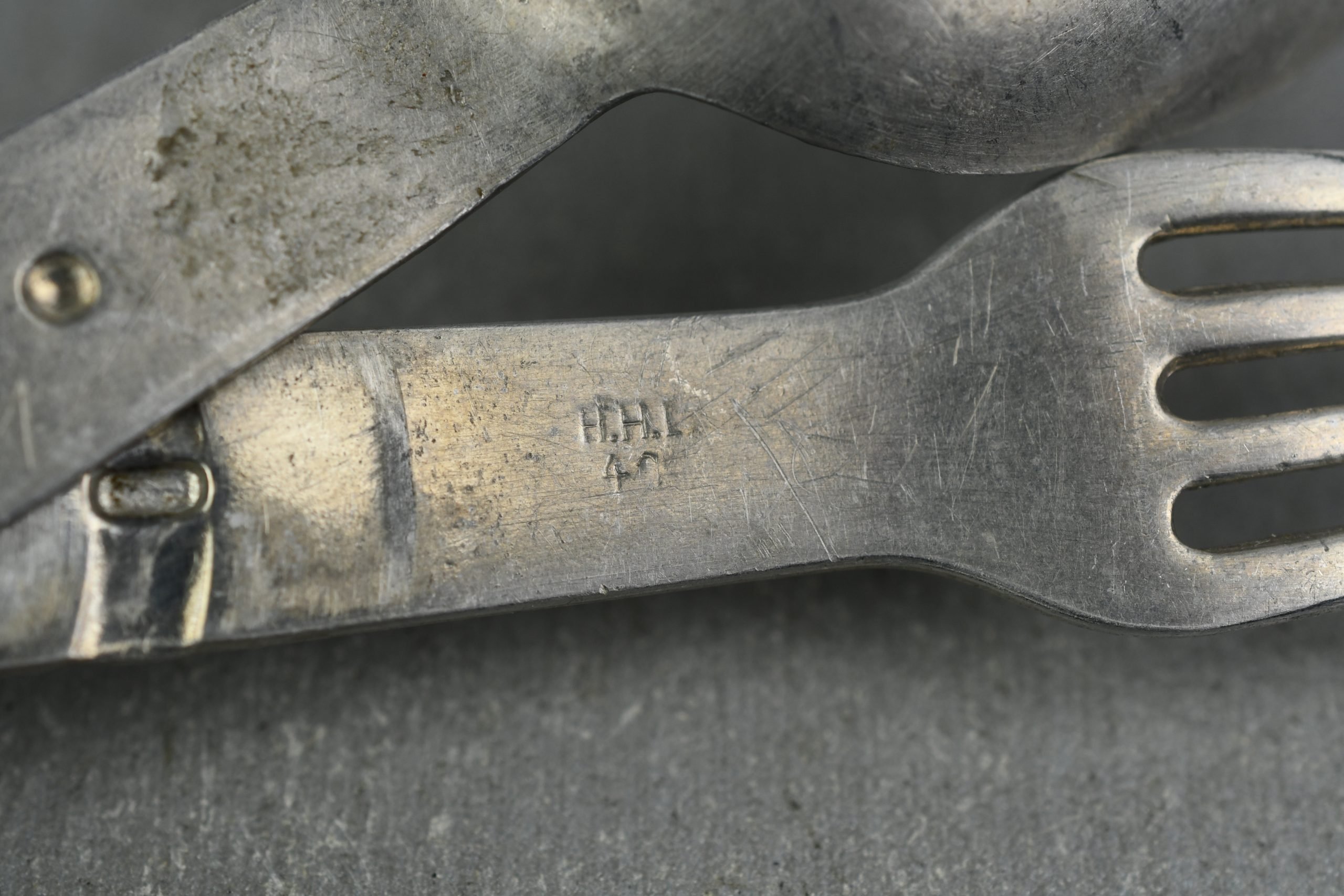 Wehrmacht Spork (Göffel) by H.H.L. 1941 — image 3
