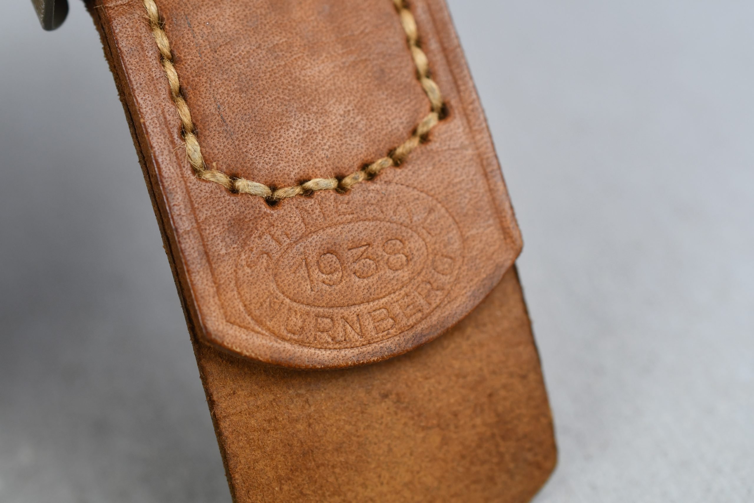 RARE Army (Heer) aluminum belt buckle by St. Merkl 1938 — image 5