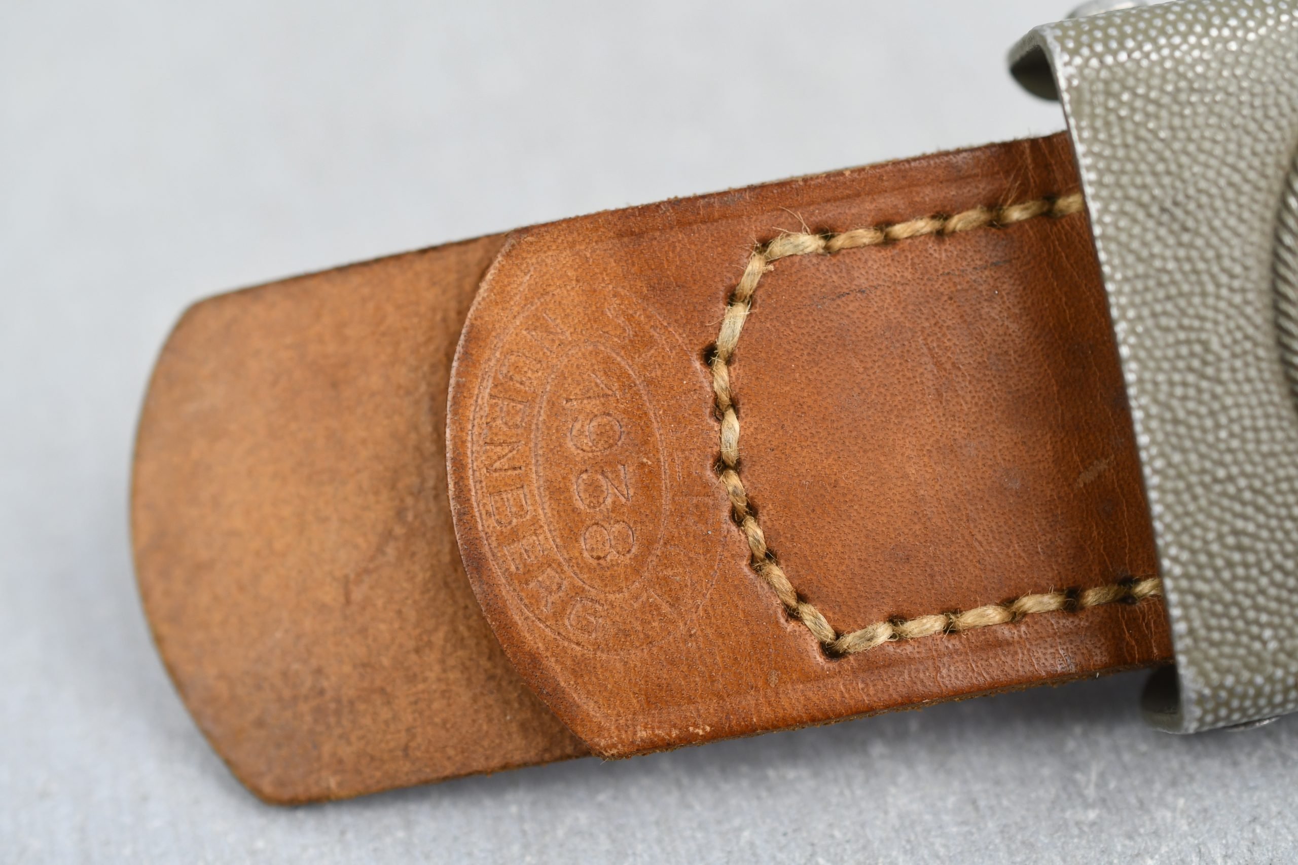 RARE Army (Heer) aluminum belt buckle by St. Merkl 1938 — image 6