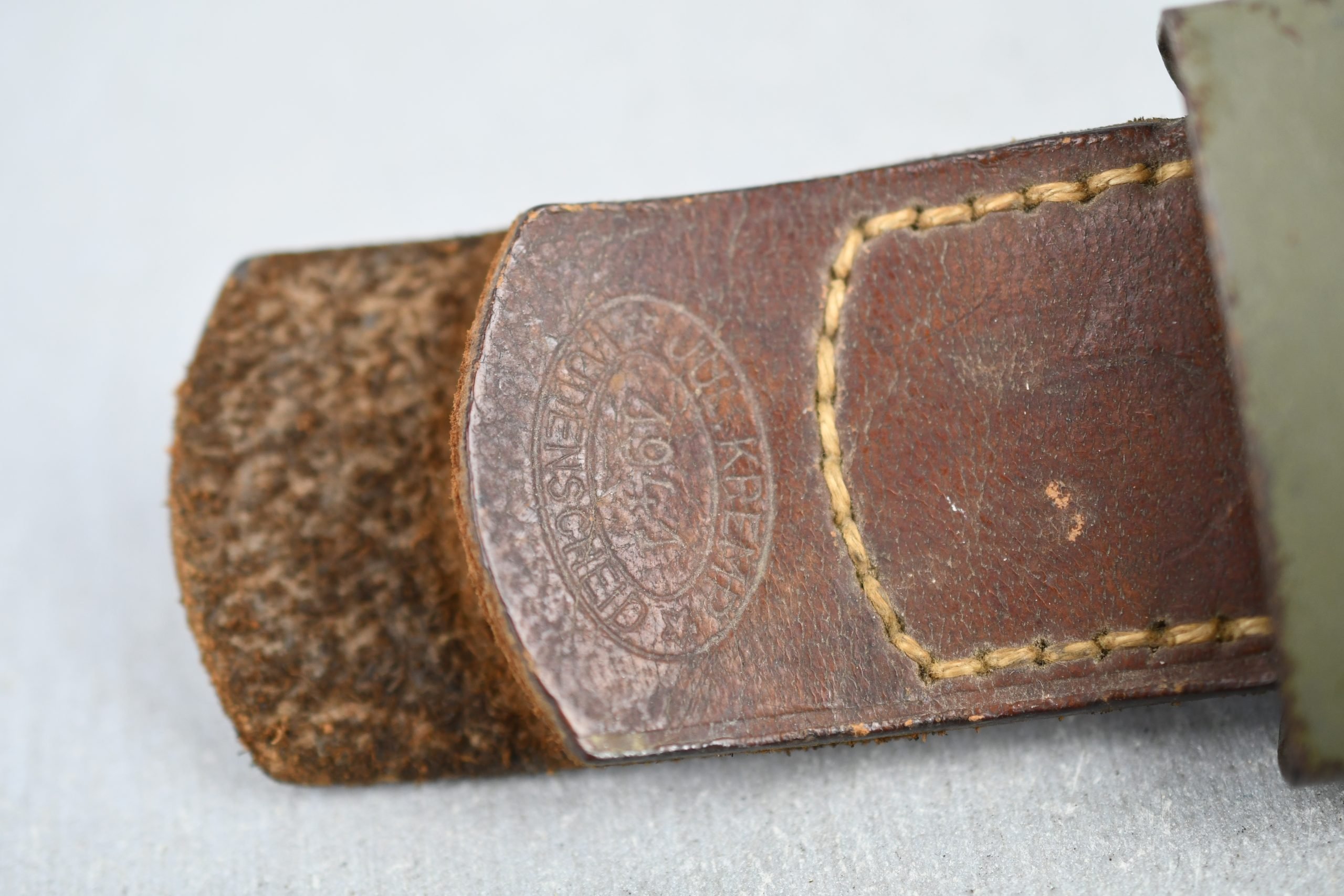 Army (Heer) steel belt buckle by 'IKA' Julius Kremp 1941 — image 3