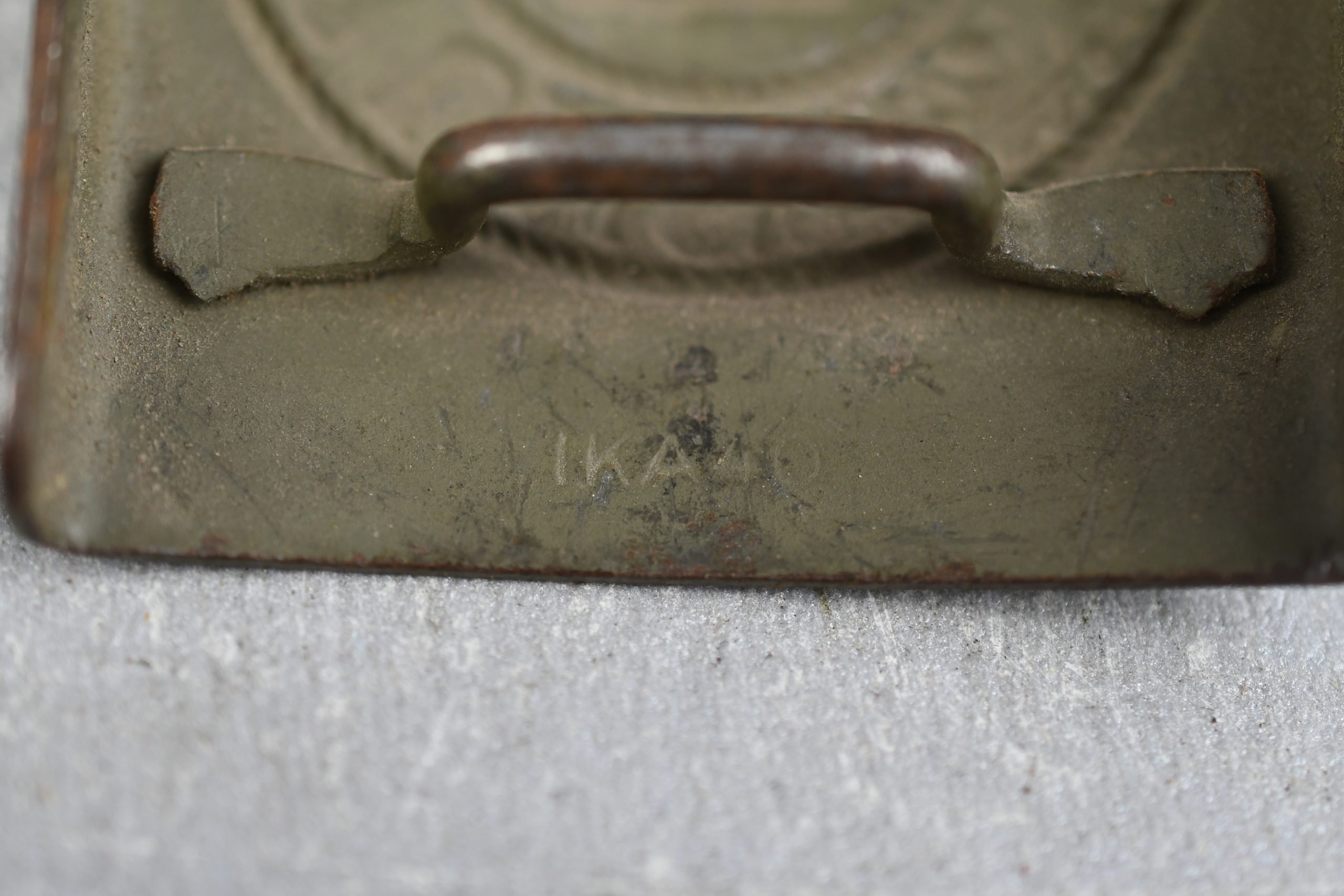 Army (Heer) steel belt buckle by 'IKA' Julius Kremp 1941 — image 7