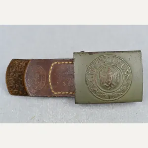 Army (Heer) steel belt buckle by 'IKA' Julius Kremp 1941