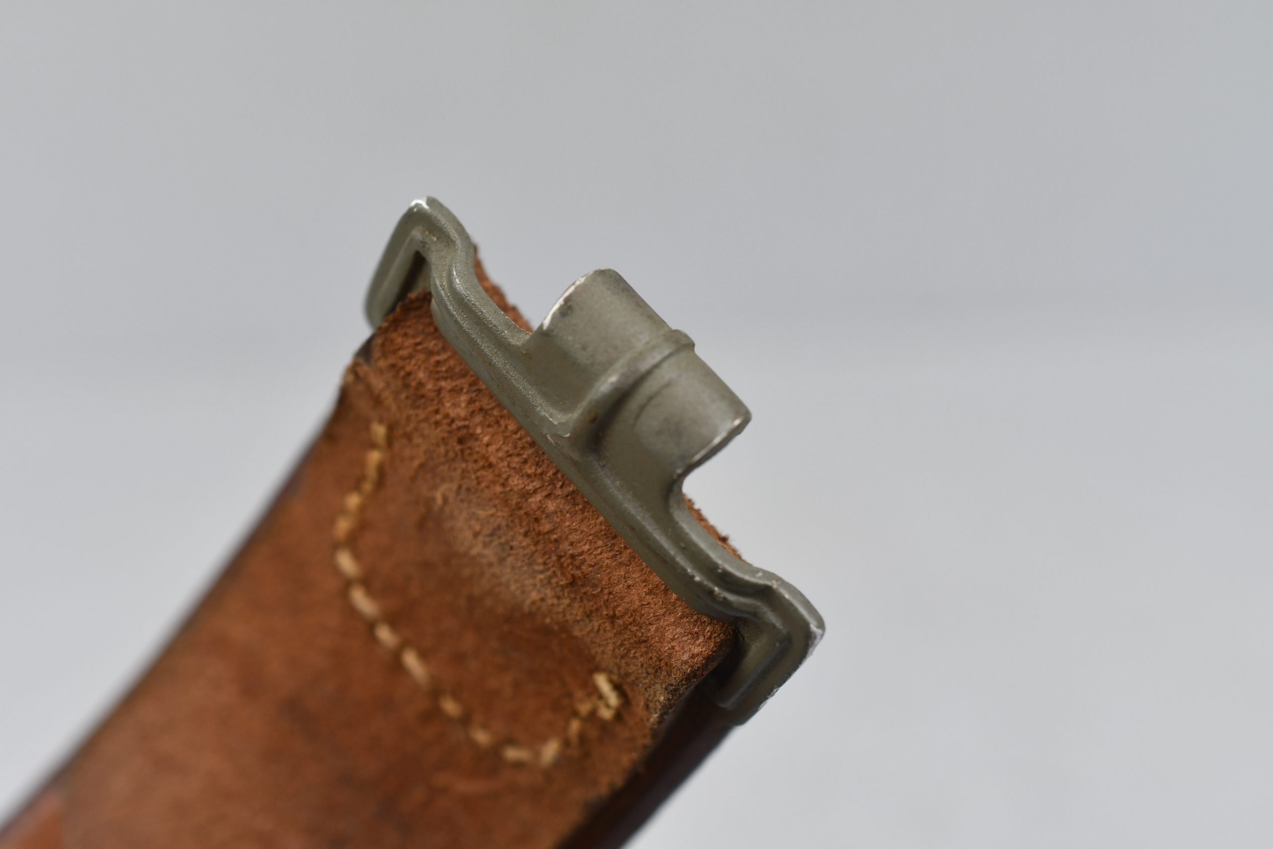 MINT Wehrmacht brown leather equipment belt 1939 — image 5