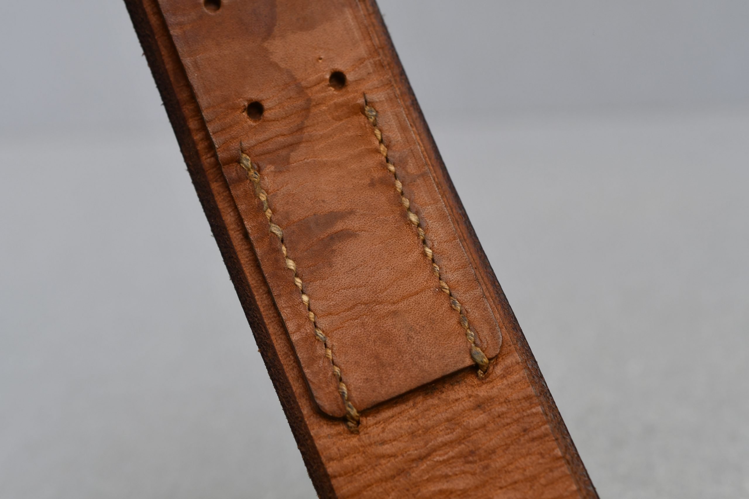 MINT Wehrmacht brown leather equipment belt 1939 — image 7