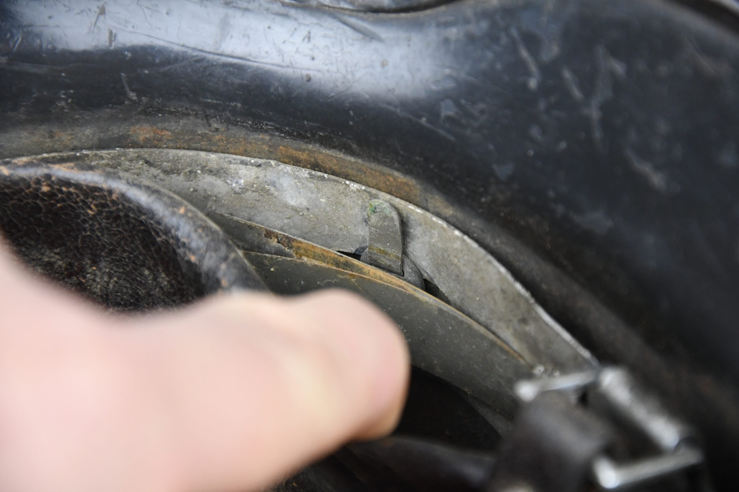 M35 Luftwaffe double decal 'Normandy' camouflage helmet Q64 named to Unteroffizier — image 20