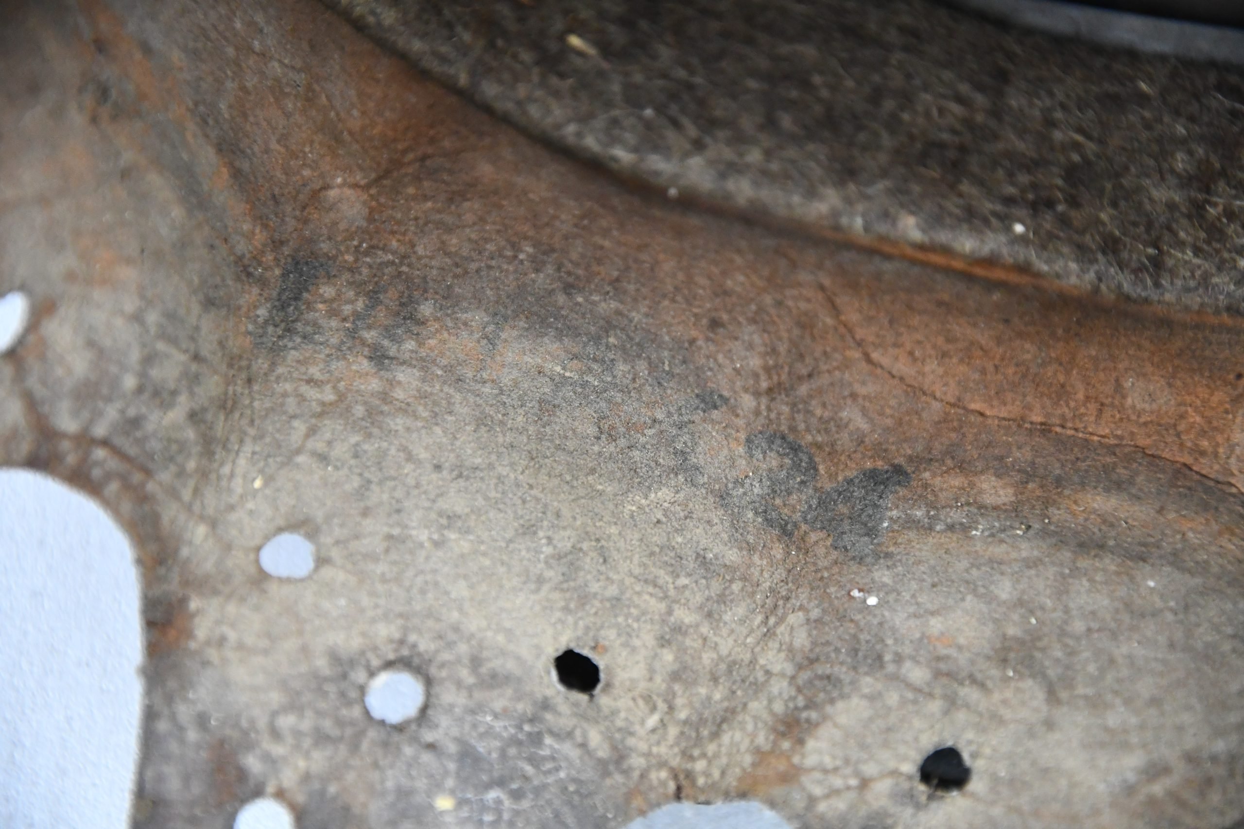 M35 Luftwaffe double decal 'Normandy' camouflage helmet Q64 named to Unteroffizier — image 22