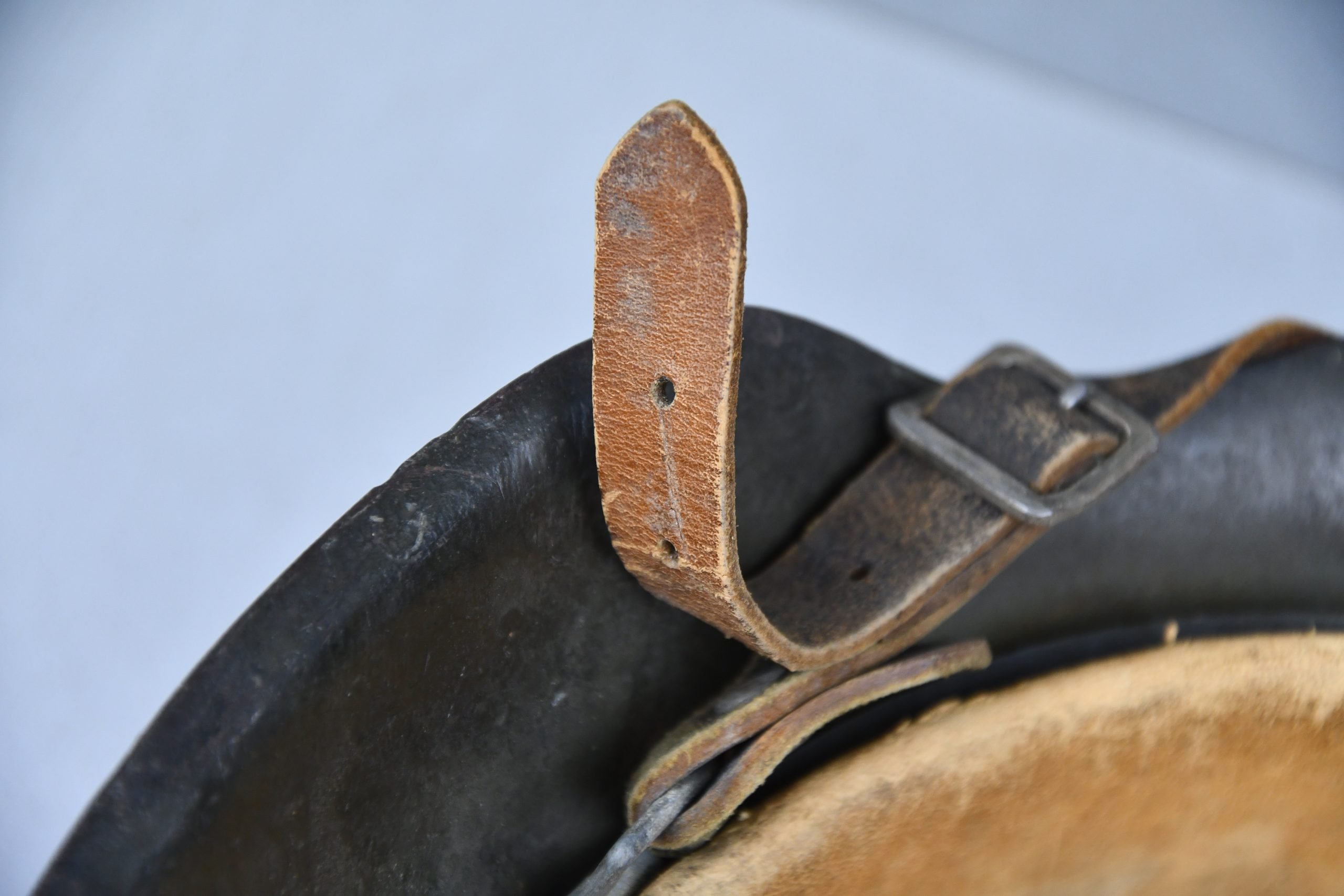 M42 army (Heer) single decal steel helmet named to Obergefreiter EF62 — image 13