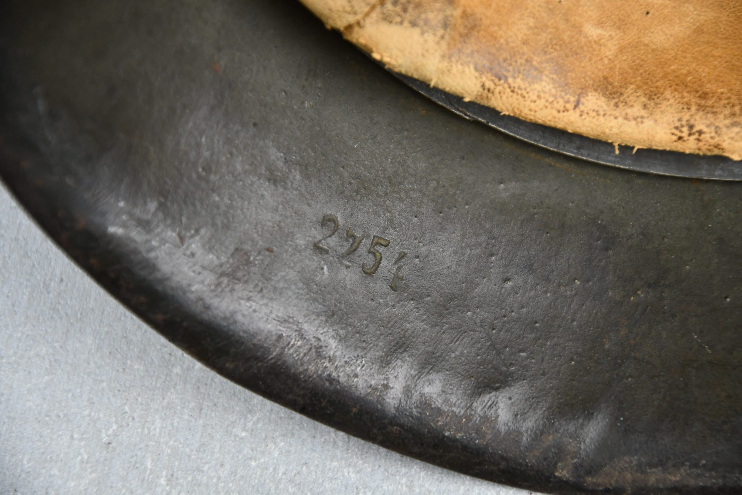 M42 army (Heer) single decal steel helmet named to Obergefreiter EF62 — image 15