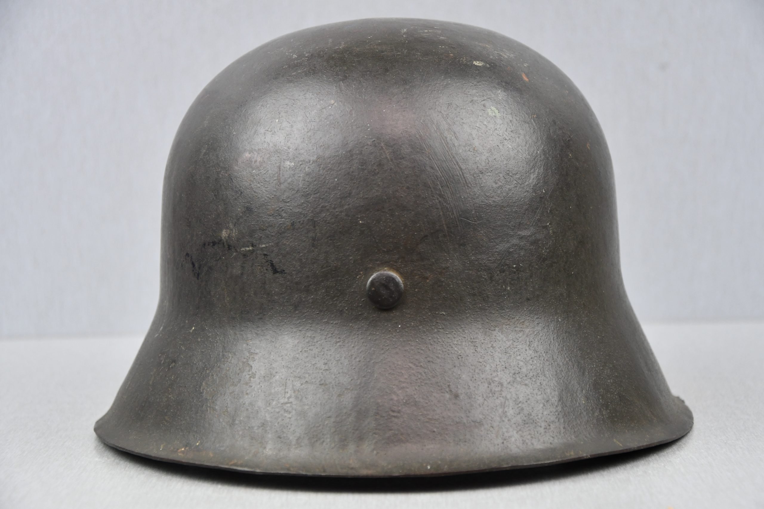 M42 army (Heer) single decal steel helmet named to Obergefreiter EF62 — image 5