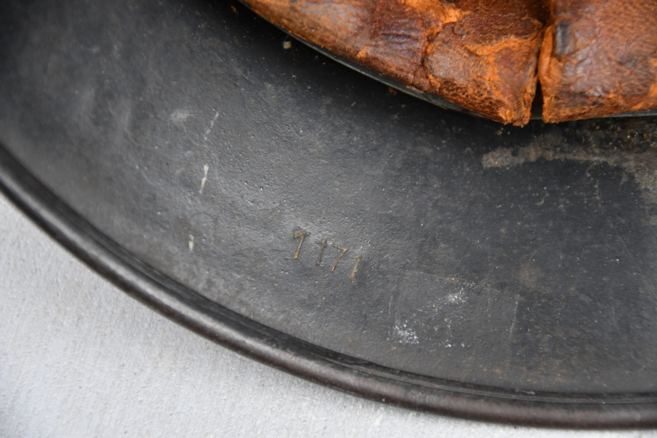 M40 Luftwaffe single decal steel helmet ET66 — image 14