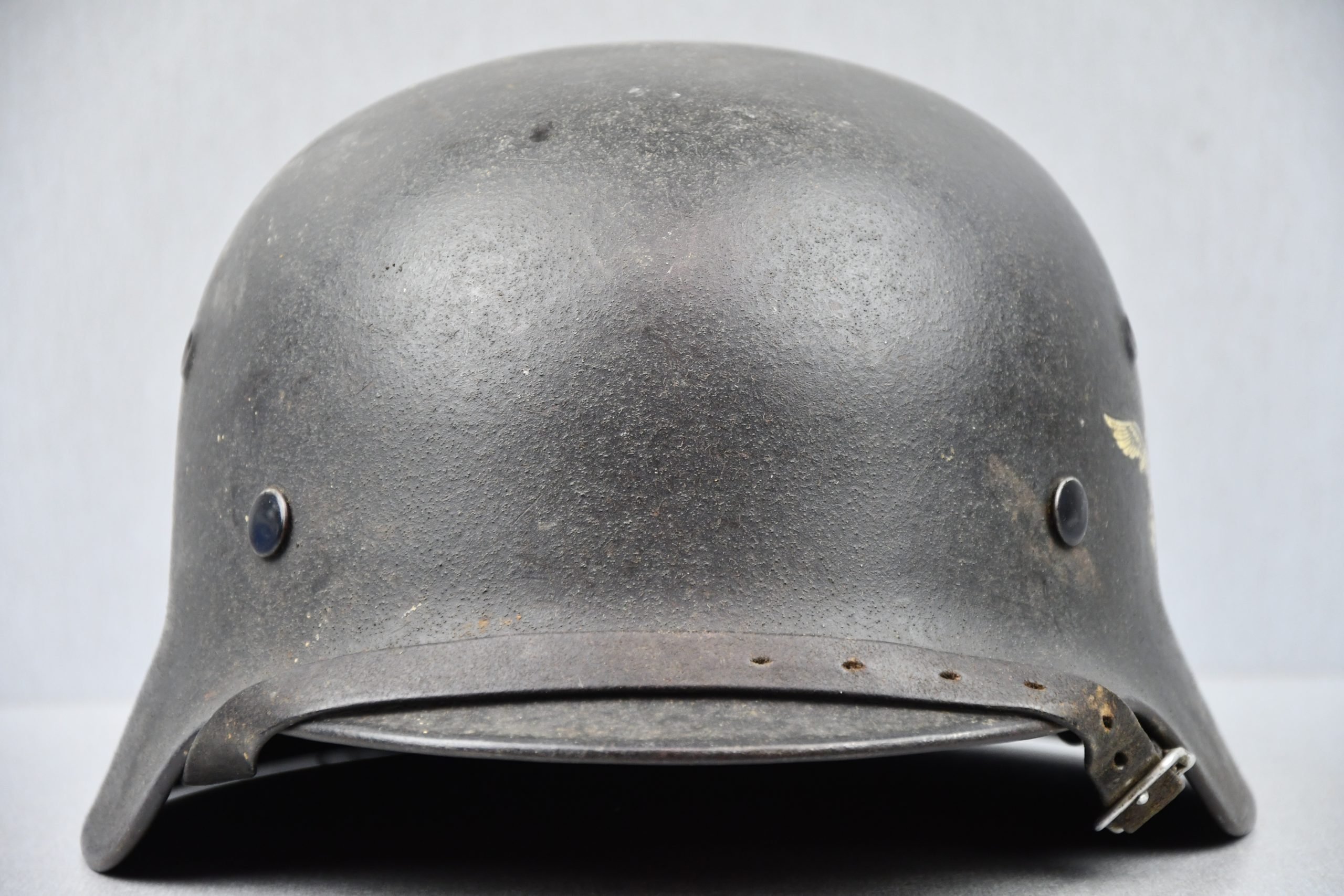 M40 Luftwaffe single decal steel helmet ET66 — image 3