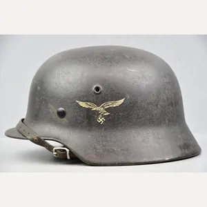M40 Luftwaffe single decal steel helmet ET66