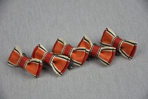 Austrian occupation '13 März 1938′ medal braided single ribbon