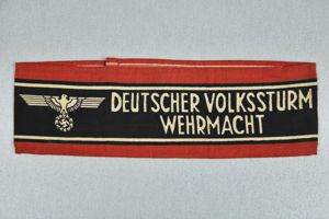 Deutscher Volkssturm Wehrmacht armband