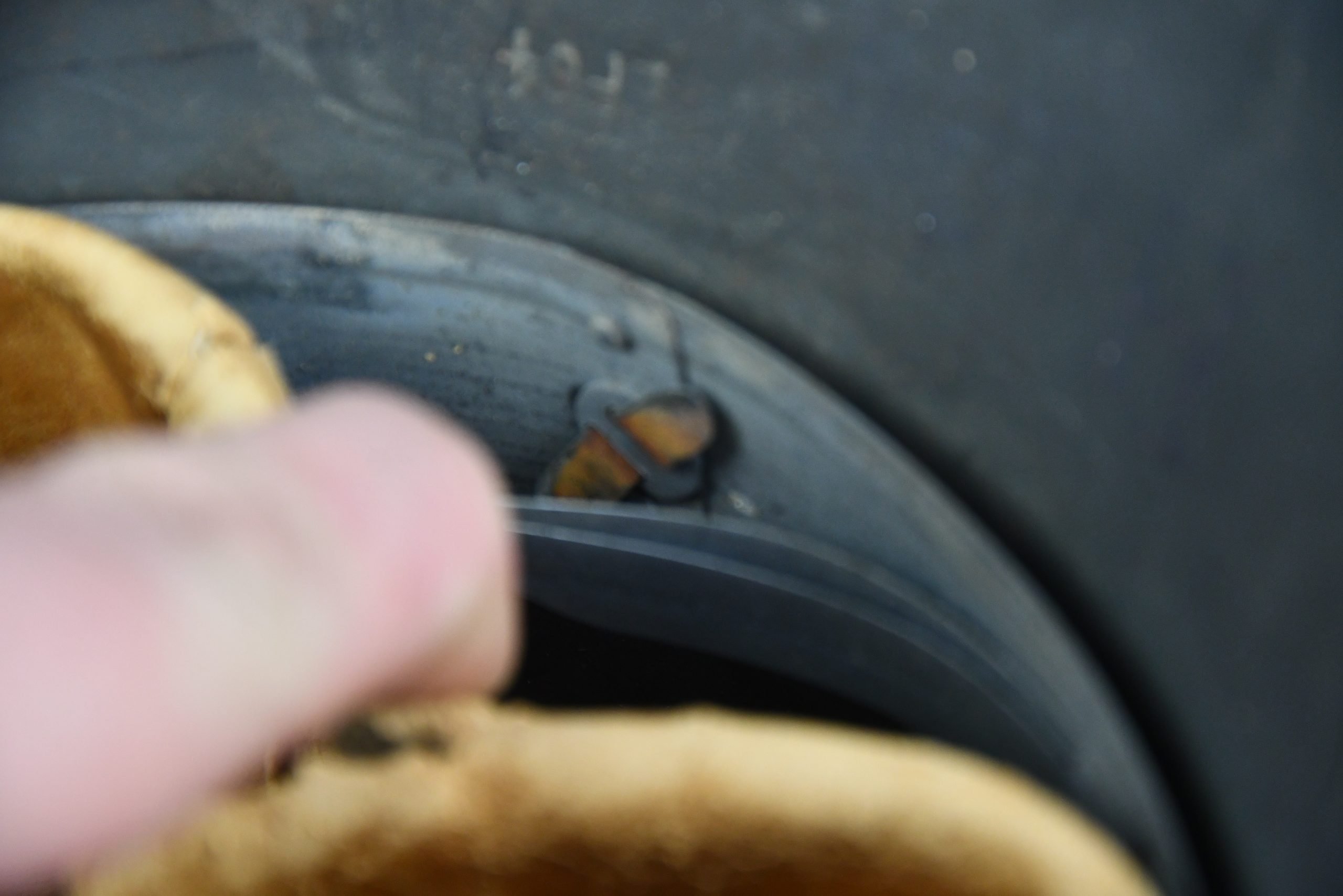 M42 Army/Waffen-SS late war no decal steel helmet EF64 — image 13