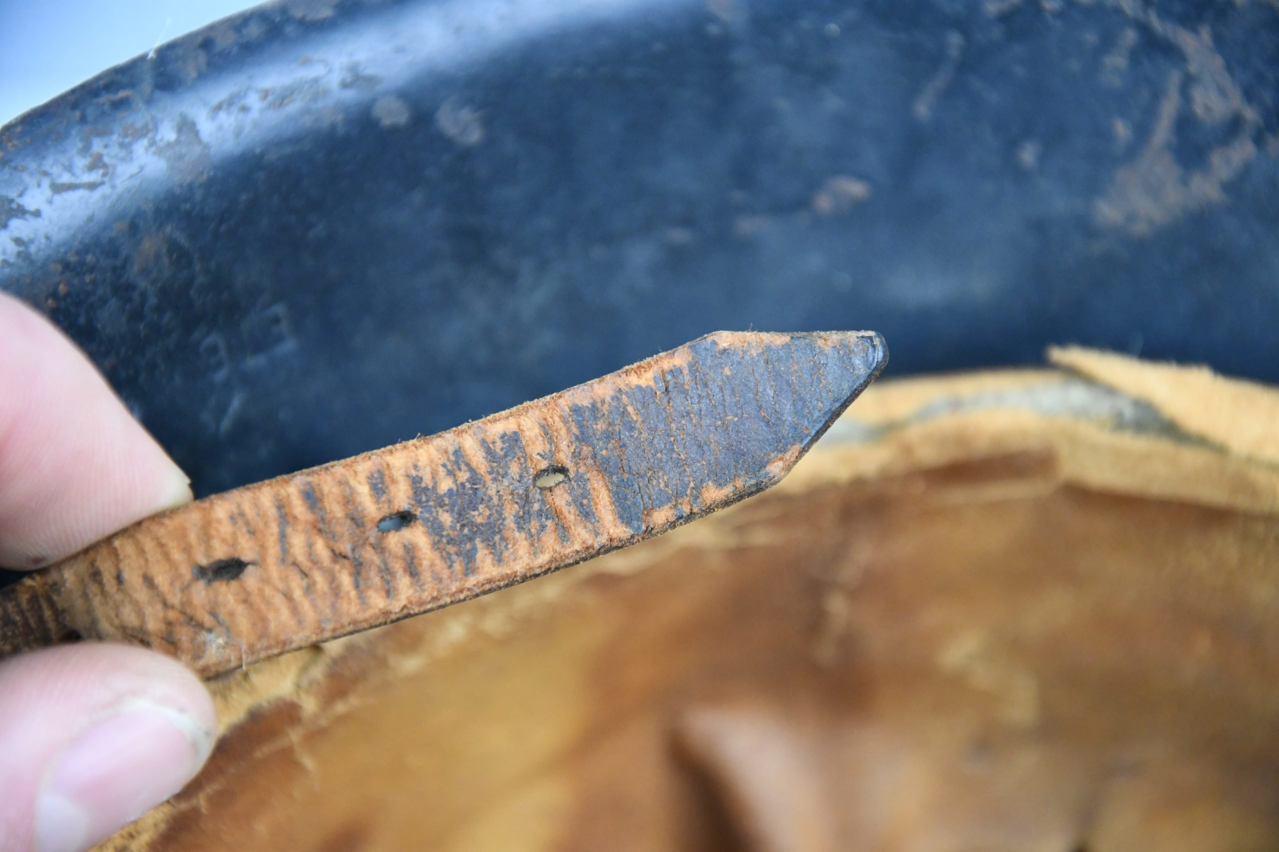 M42 Luftwaffe single decal steel helmet ET64 — image 13