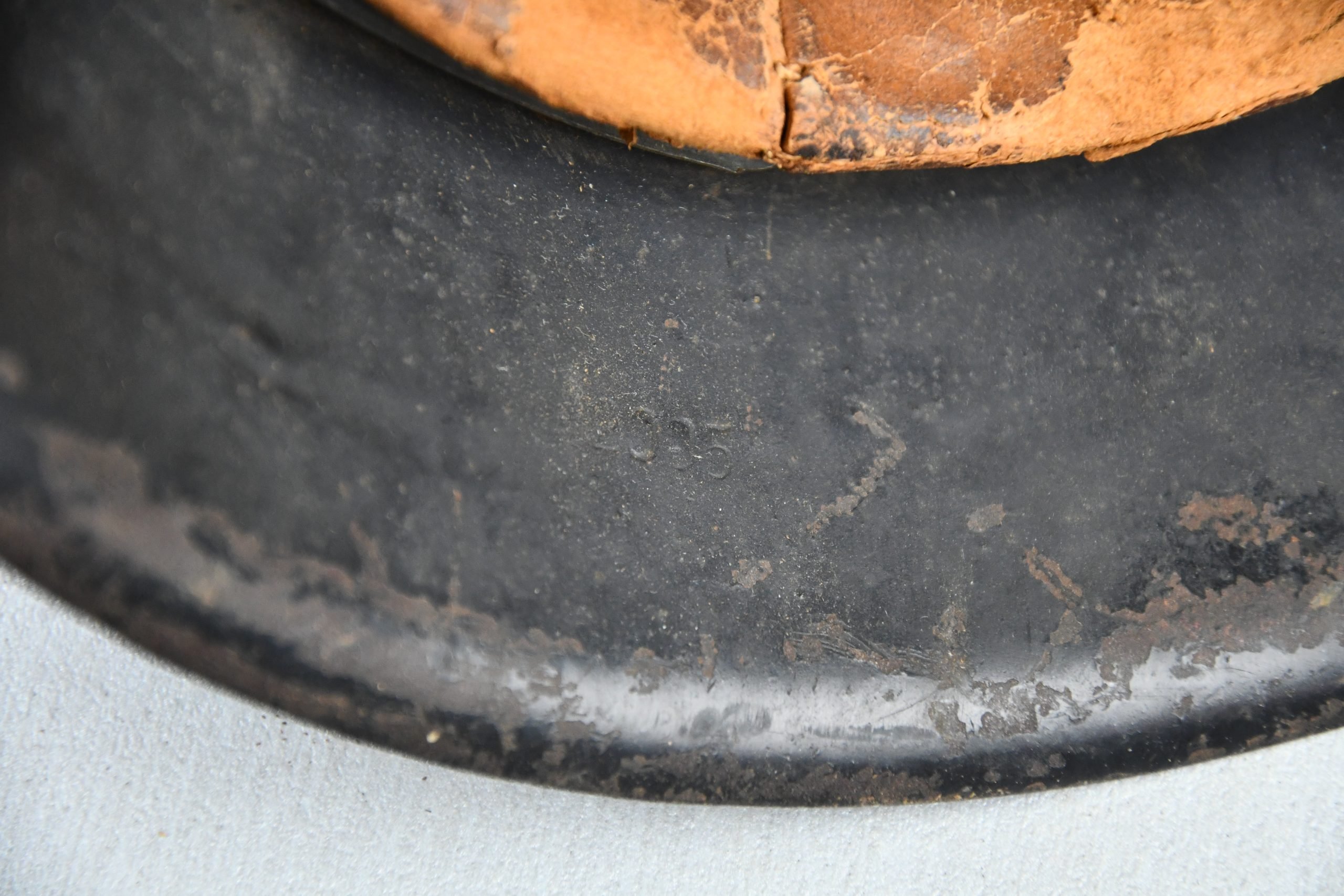 M42 Luftwaffe single decal steel helmet ET64 — image 16