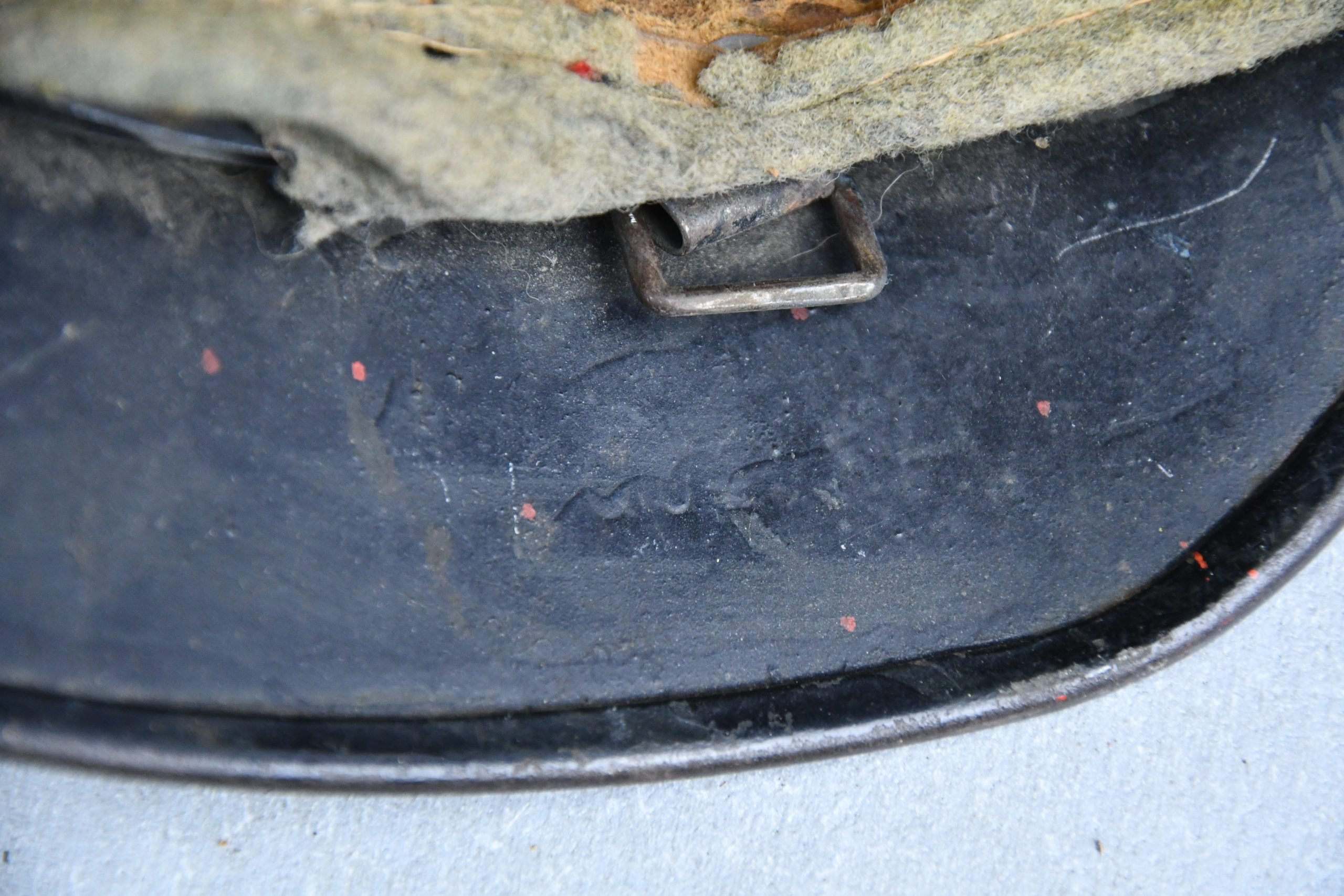 M40 army (Heer) single decal 'black' steel helmet Q64 — image 11