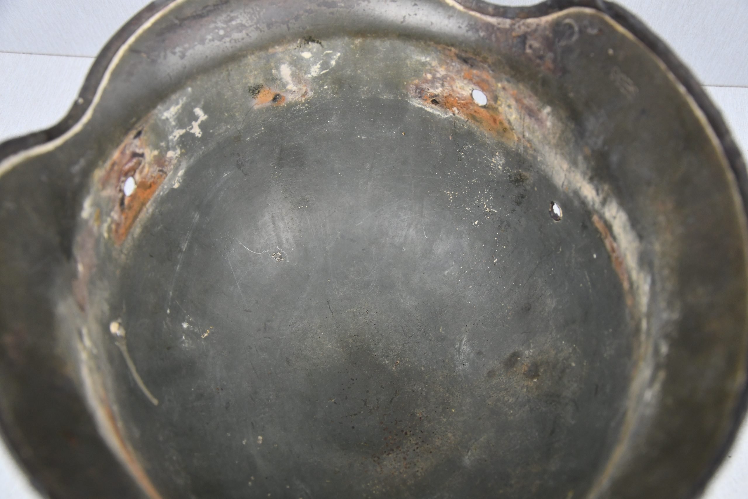 M35 Waffen-SS double decal steel helmet shell SE66 'Refurbished' — image 10