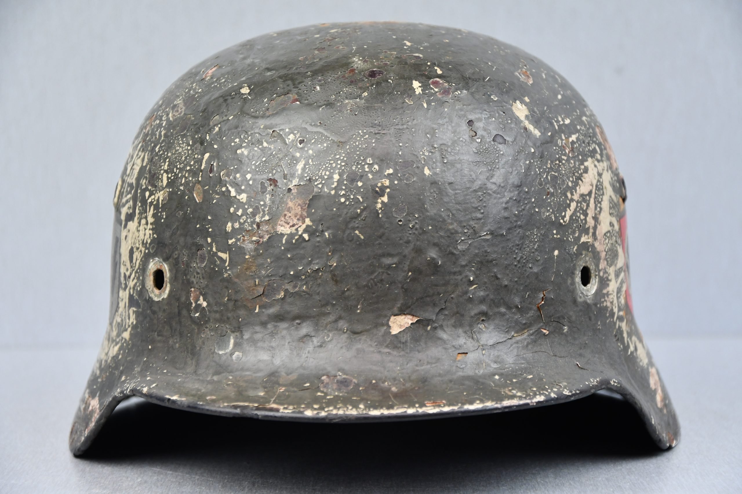 M35 Waffen-SS double decal steel helmet shell SE66 'Refurbished' — image 3