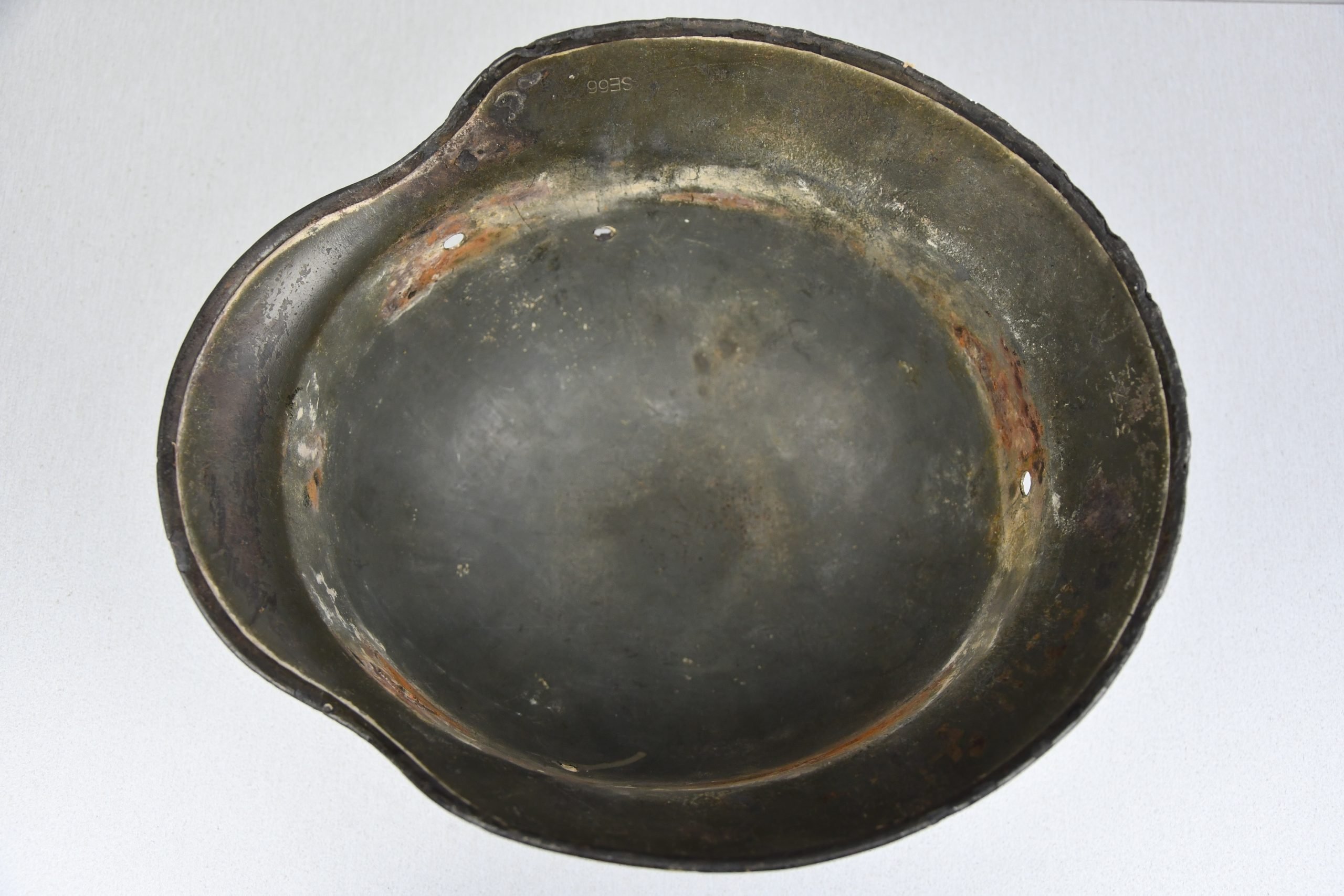 M35 Waffen-SS double decal steel helmet shell SE66 'Refurbished' — image 7