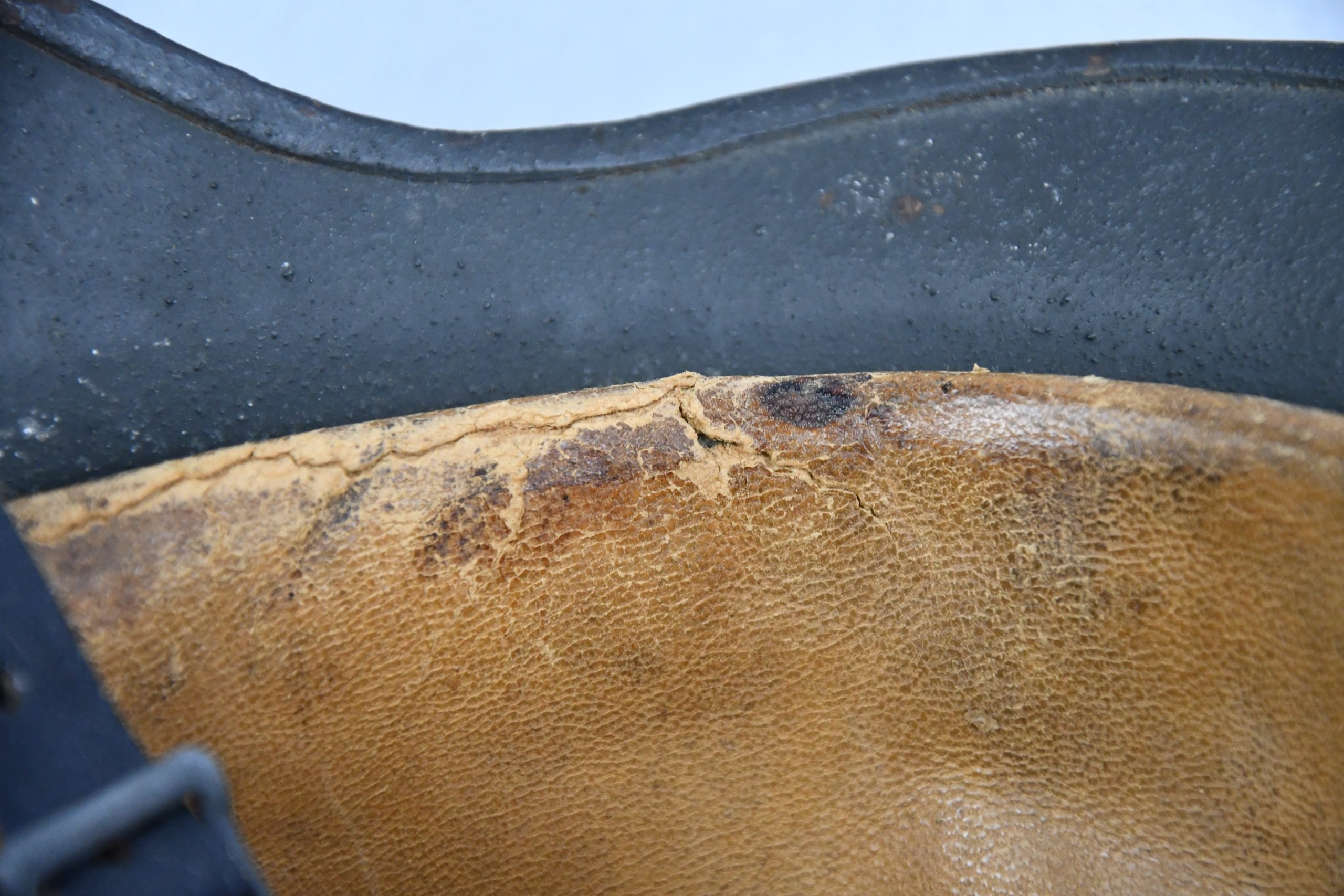 M35 army (Heer) reissued single decal steel helmet — image 16