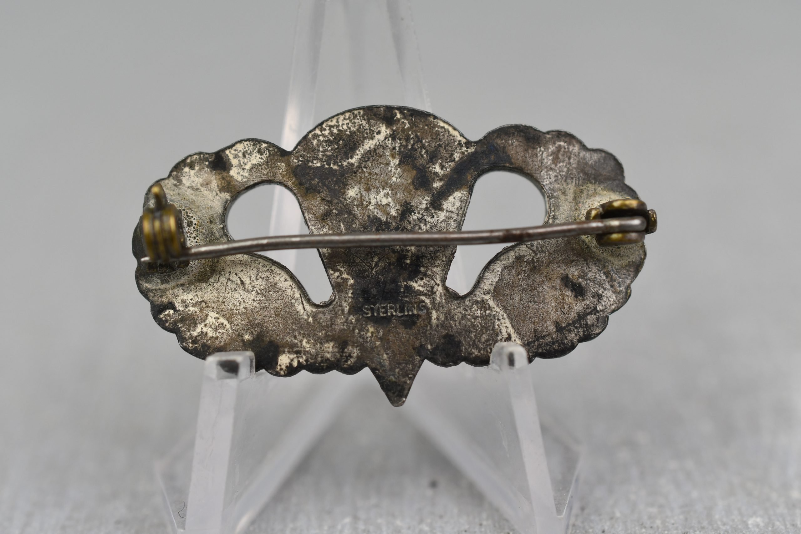 US WW2 paratrooper 'Airborne' jump wings by Sterling — image 2