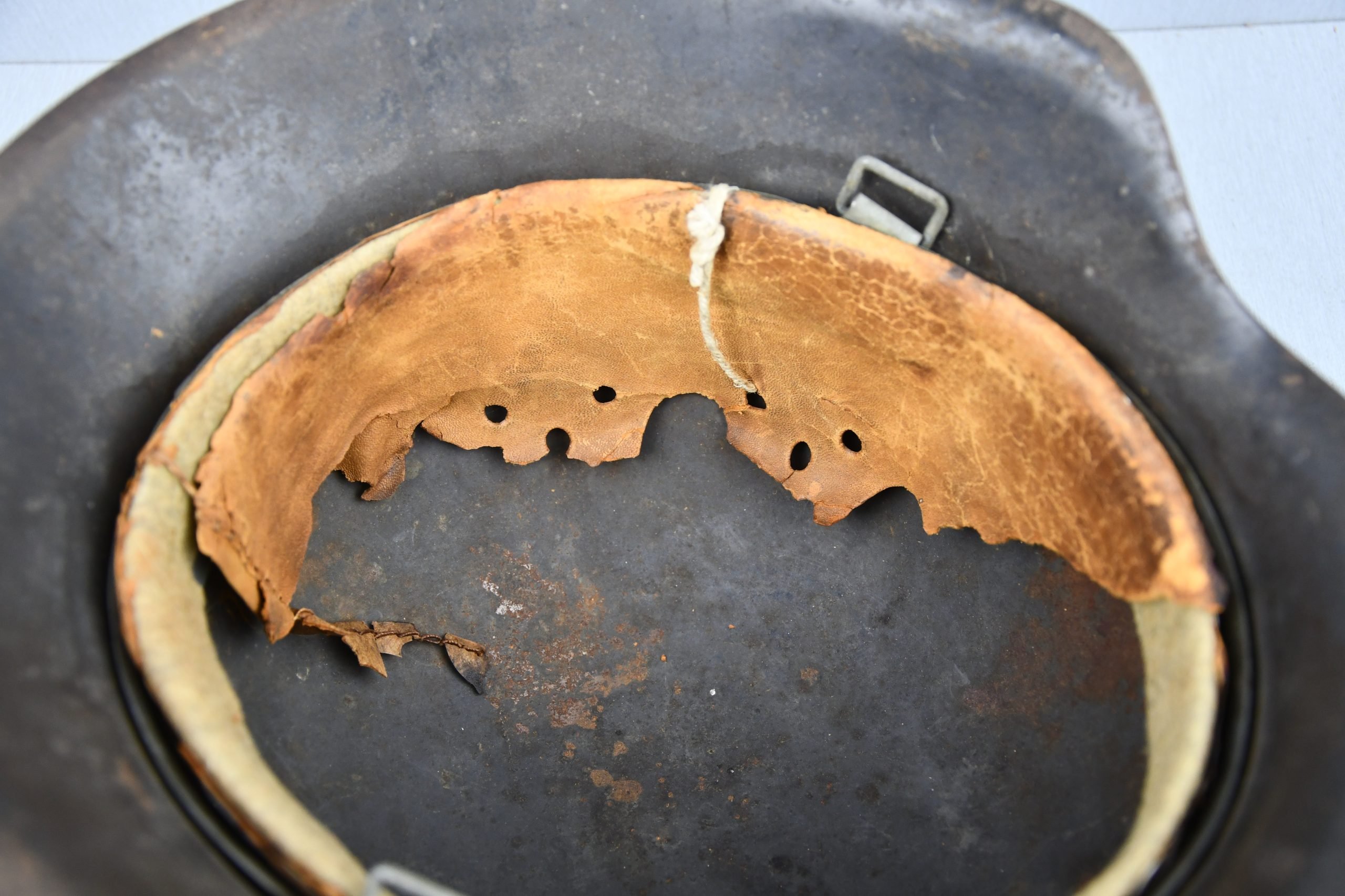 RARE M42 Luftwaffe 'Souvenir' Helmet – First U.S. Army – Germany 1945 — image 11