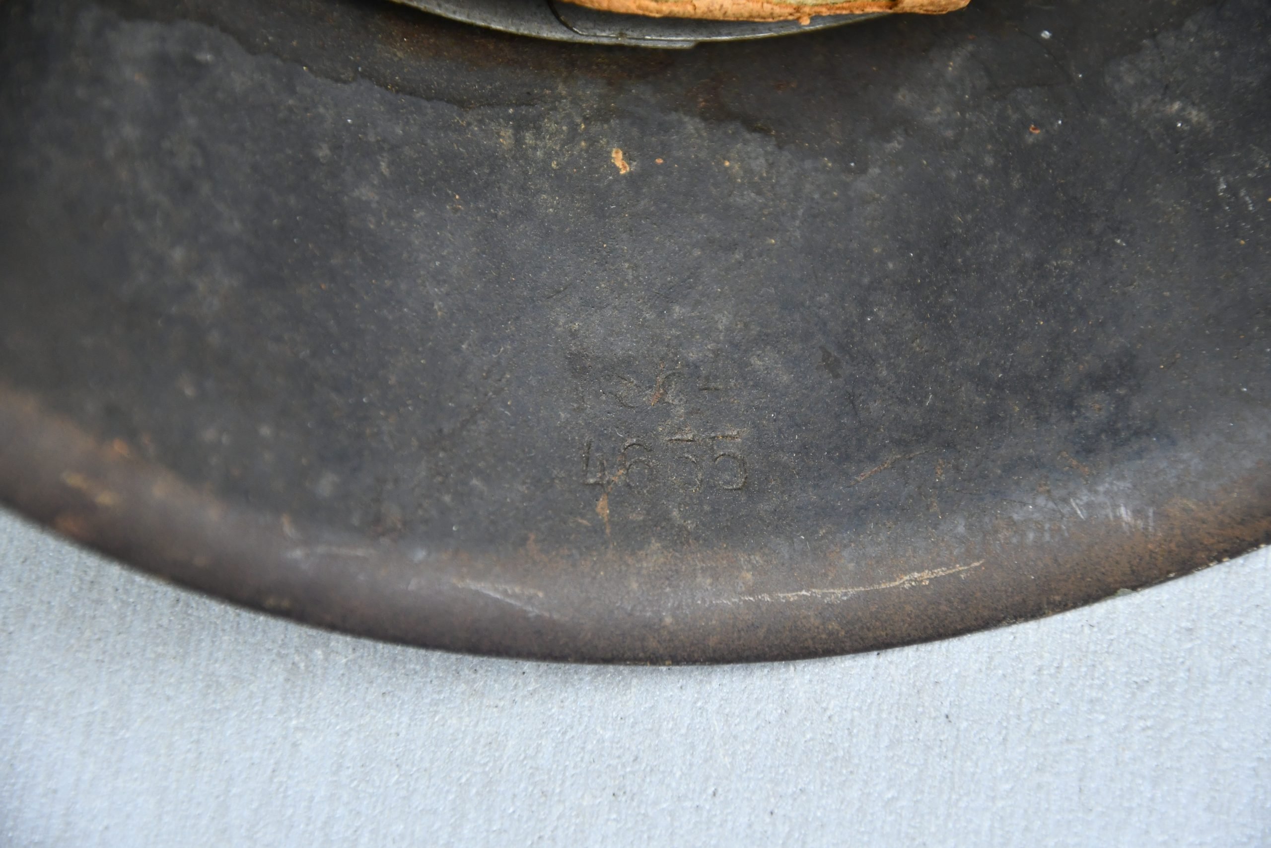 RARE M42 Luftwaffe 'Souvenir' Helmet – First U.S. Army – Germany 1945 — image 12