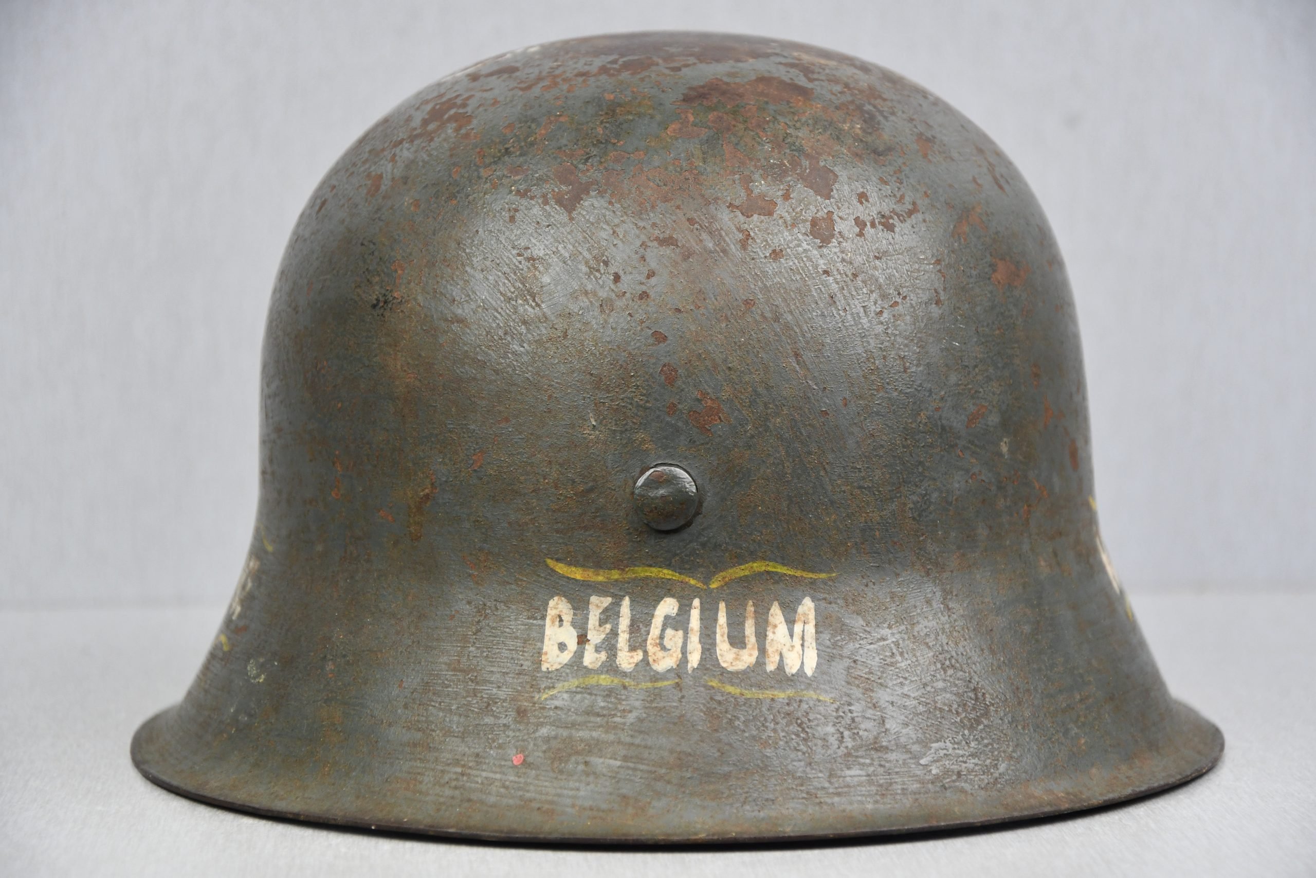 RARE M42 Luftwaffe 'Souvenir' Helmet – First U.S. Army – Germany 1945 — image 3