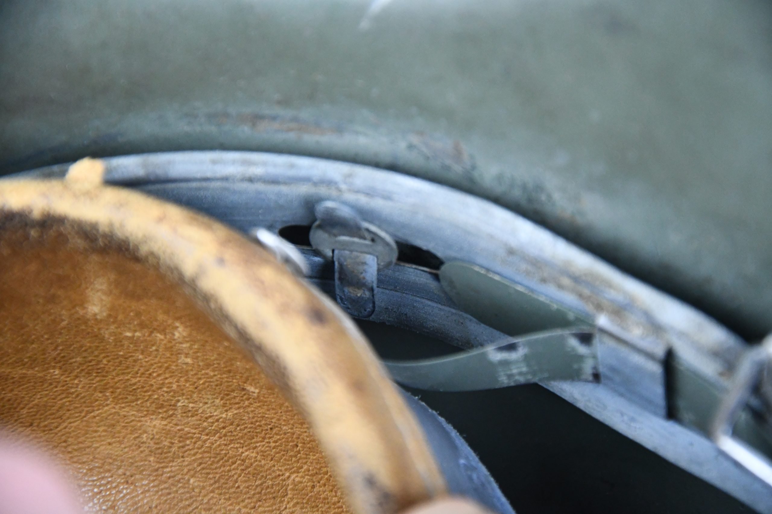 M35 army (Heer) reissued single decal steel helmet Q66 — image 12