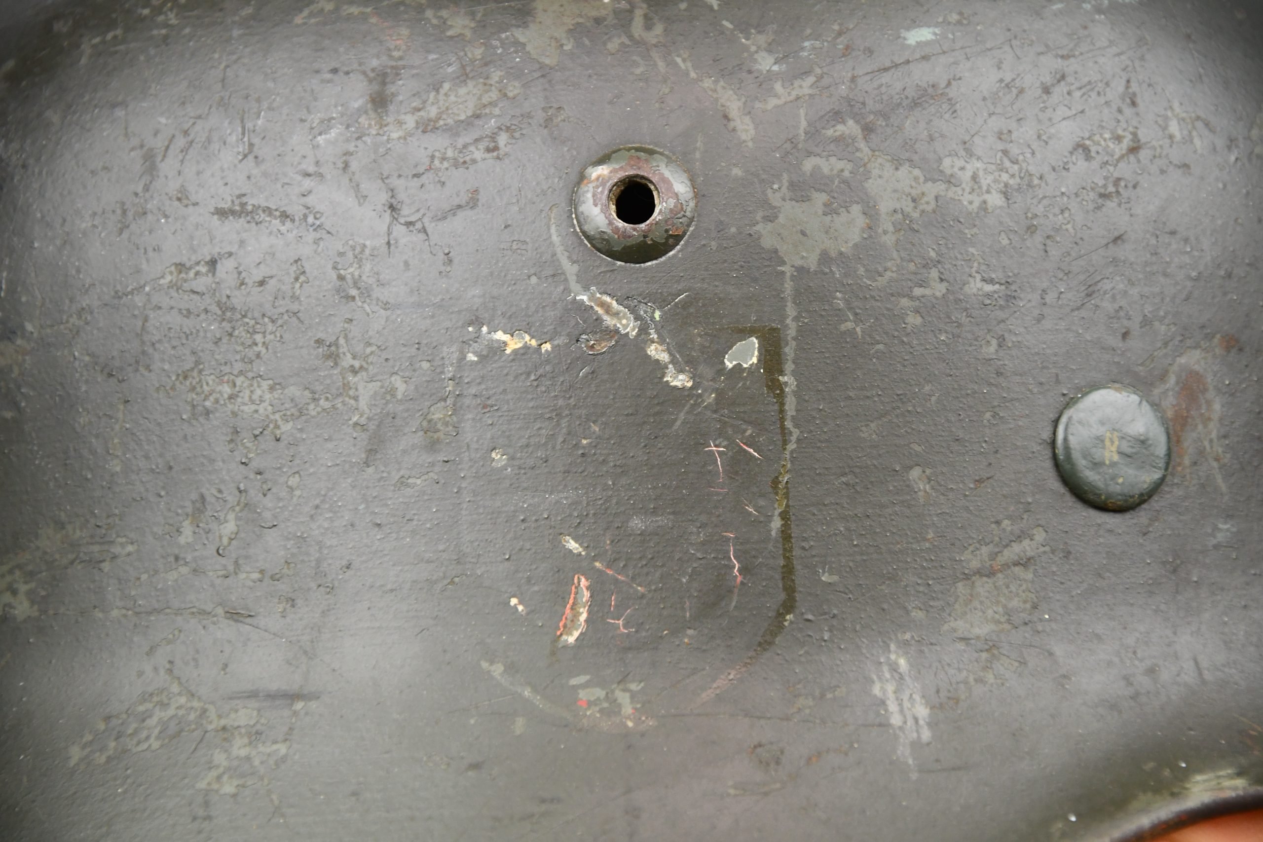 M35 army (Heer) reissued single decal steel helmet Q66 — image 5